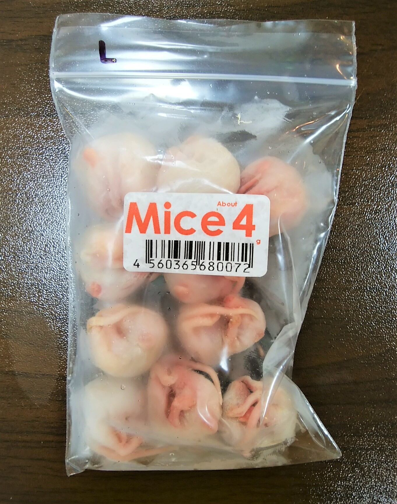 国産冷凍マウス ピンクL 100匹(送料無料一部地域発送不可) 冷凍マウス ピンクL…10袋 【公式通販】