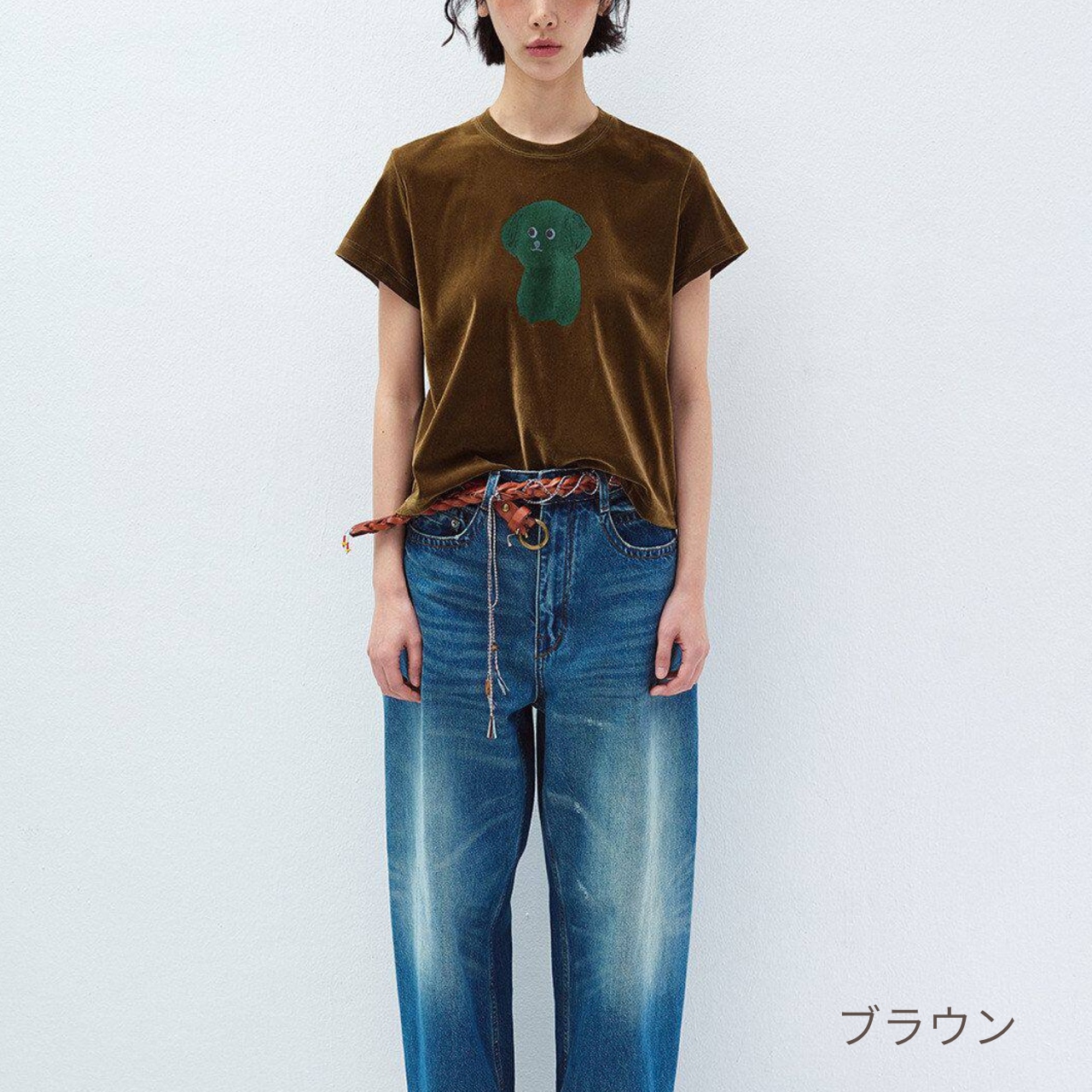 Print Crew Neck Short Sleeve T-Shirt T4313