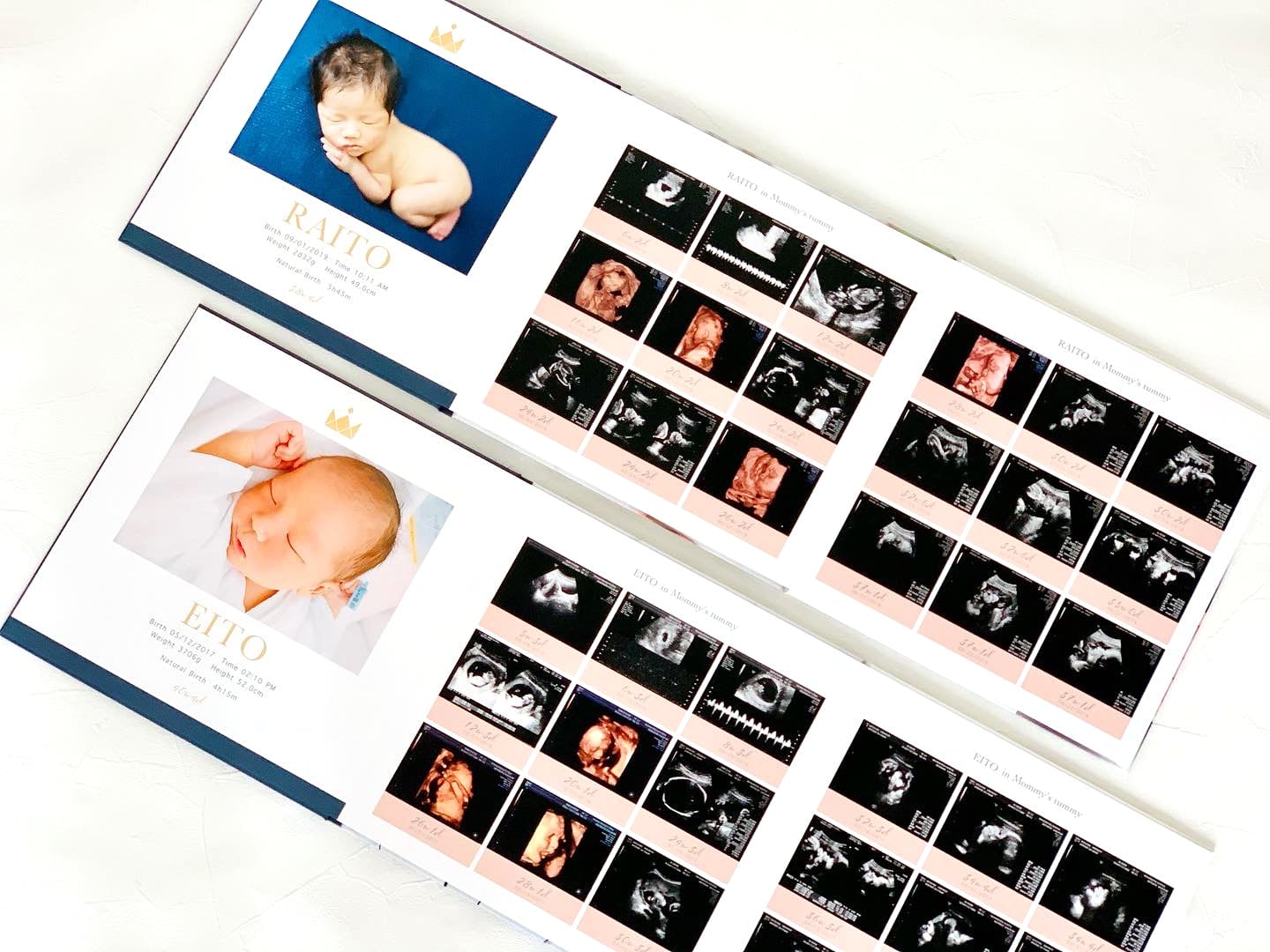 22公式店舗 エコーフォトブック ハードカバー Our Story Birth マタニティ