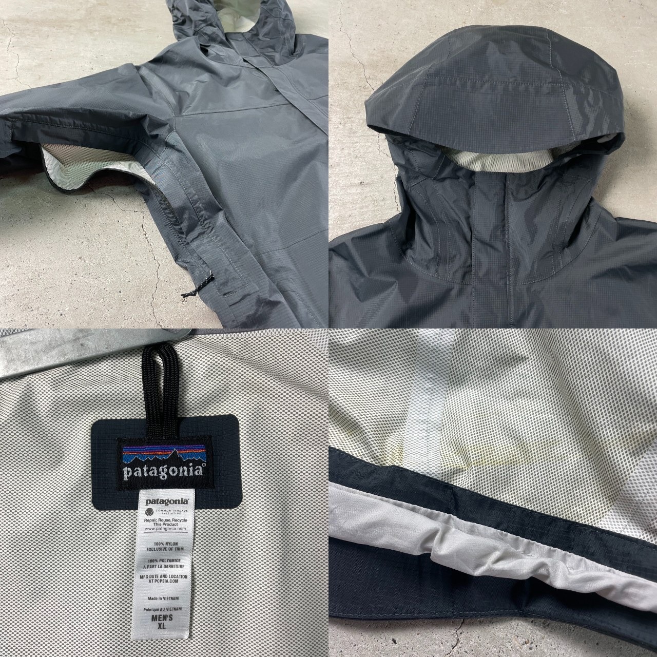 12年製 Patagonia パタゴニア トレントシェルジャケット マウンテン 