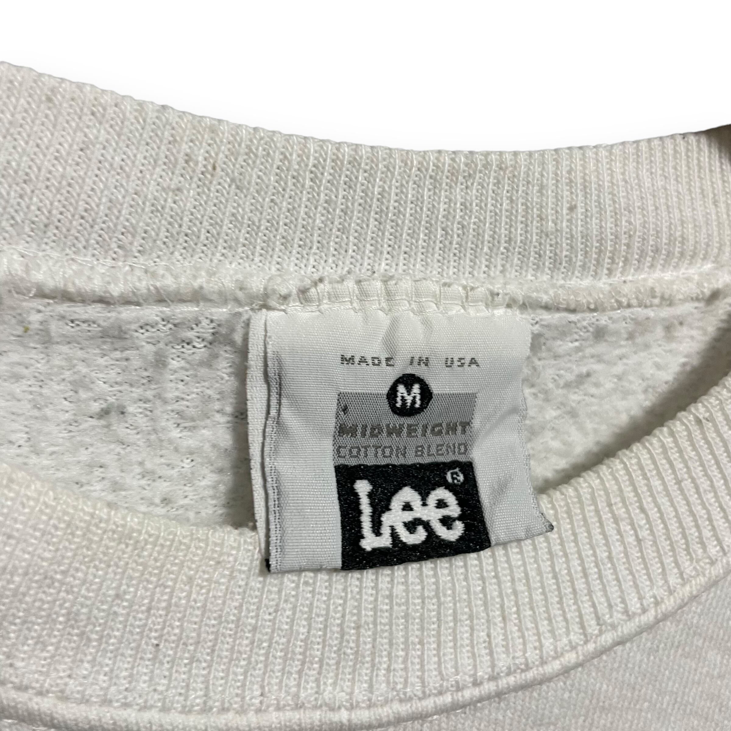M】【90年代】USA製 Lee リー ブランドロゴ プリントスウェット M】【90年代】USA製 Lee リー ブランドロゴ プリントスウェット