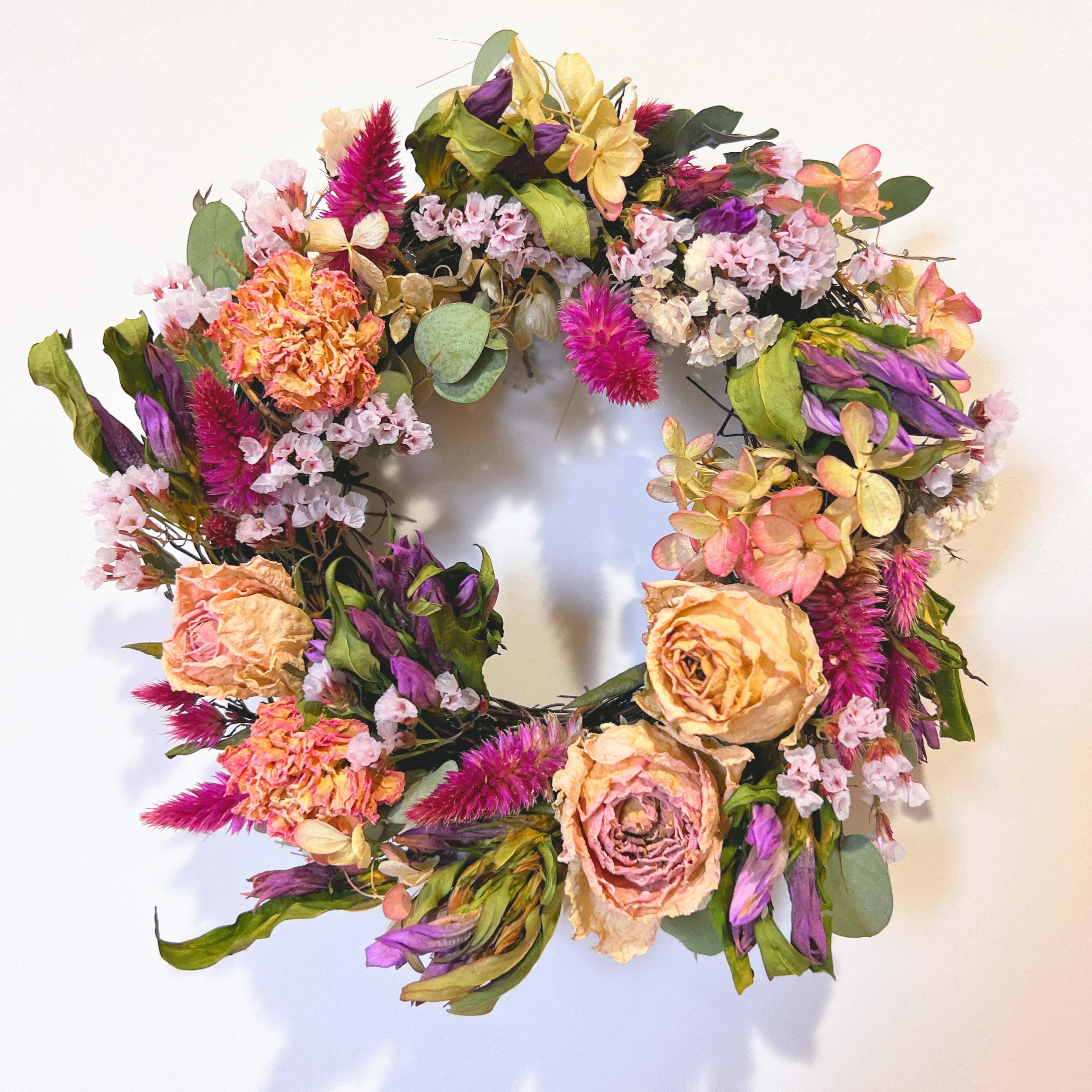 ドライフラワーリース | フラワーショップアルル