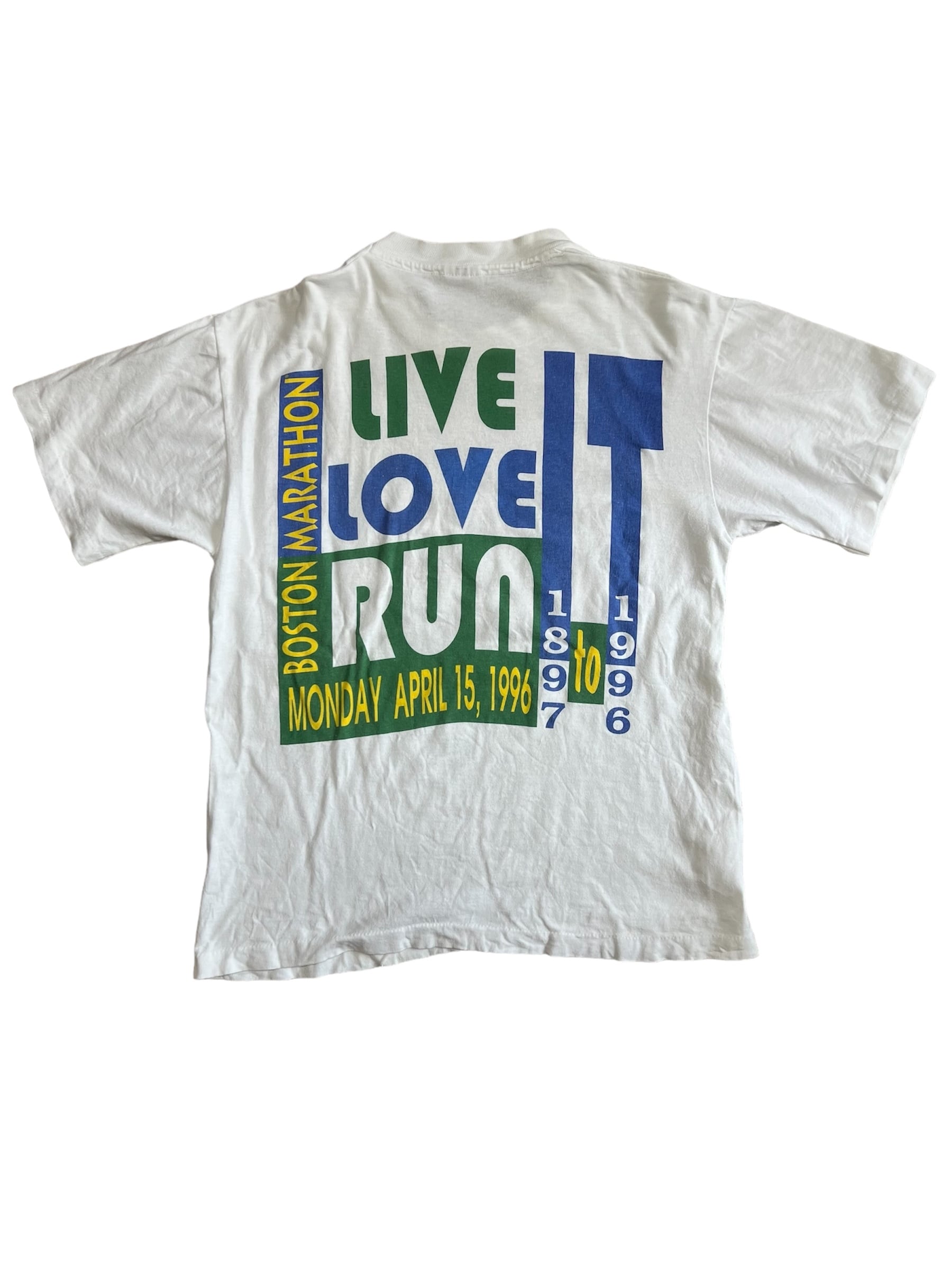 90s ボストンマラソン大会 Tシャツ Mサイズ シングルステッチ