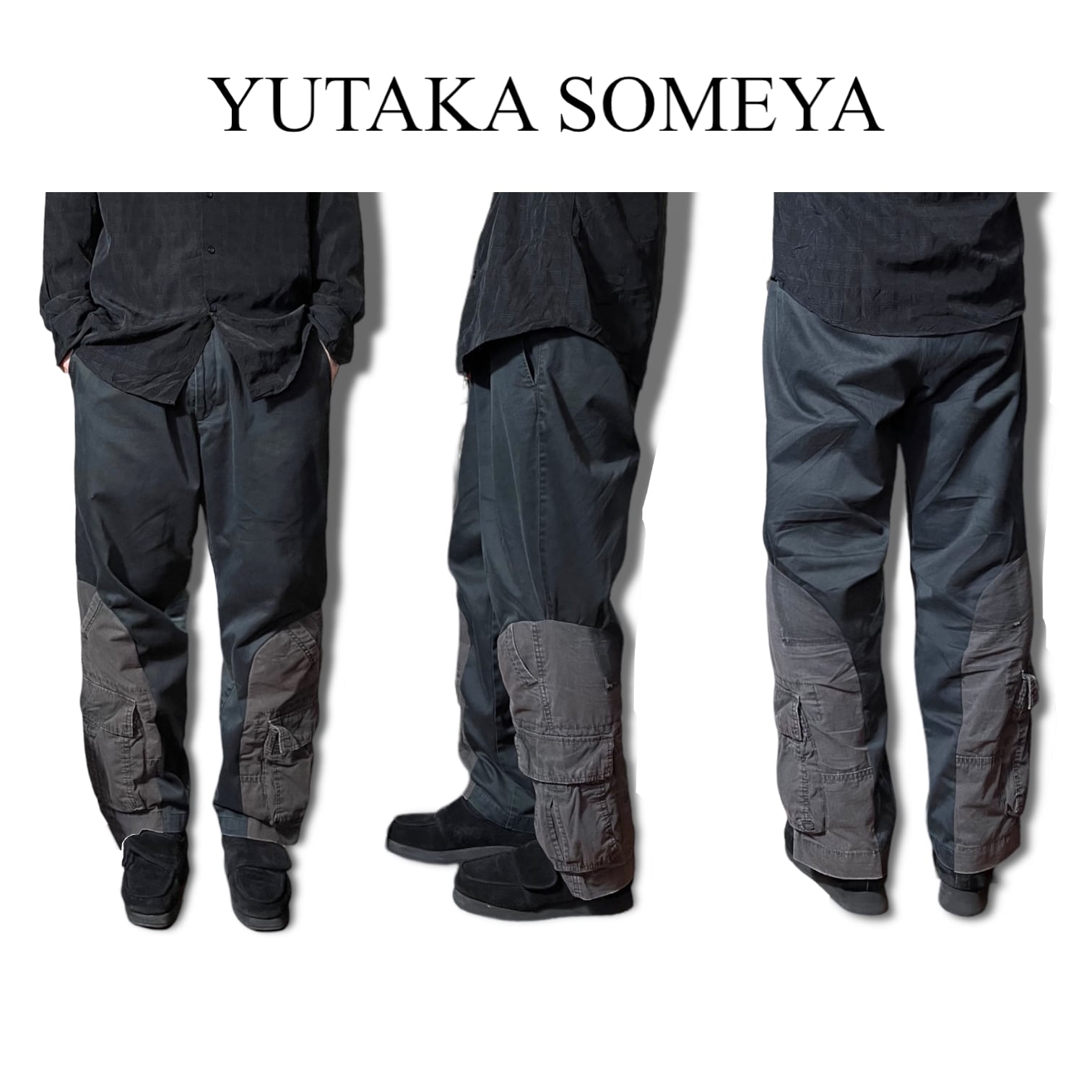 YUTAKA SOMEYA）Switching Material Pants | meetstore