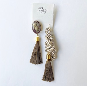 rope tassel pierce / earring