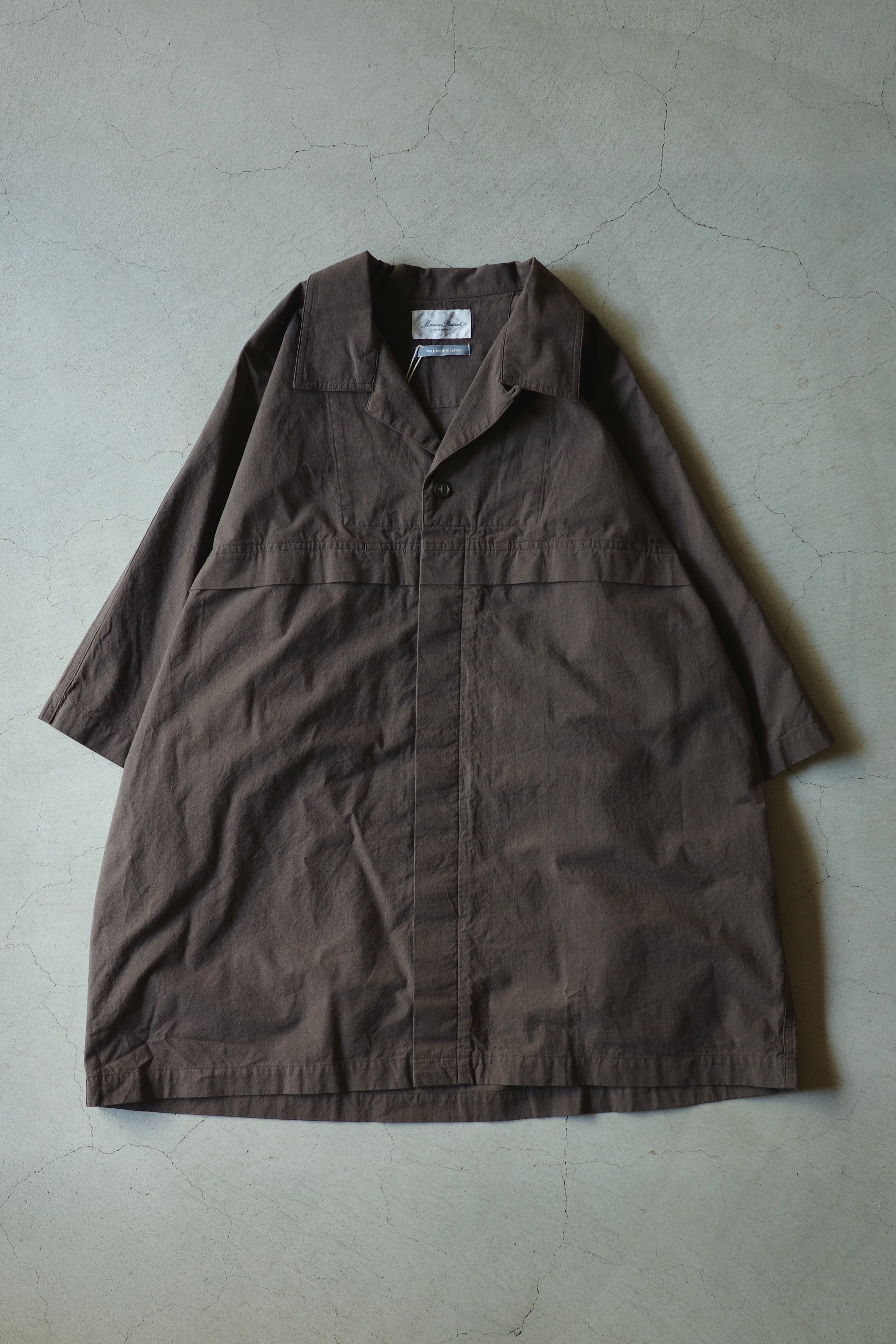 Marvin Pontiak shirt makers【 Cycle SH -Chocolate-】