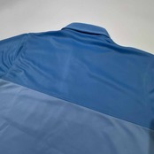 SRIXON スリクソン ツートン切替 ドライ BD 半袖 ポロシャツ サイズ M /メンズ/ゴルフ/ブルー×水色