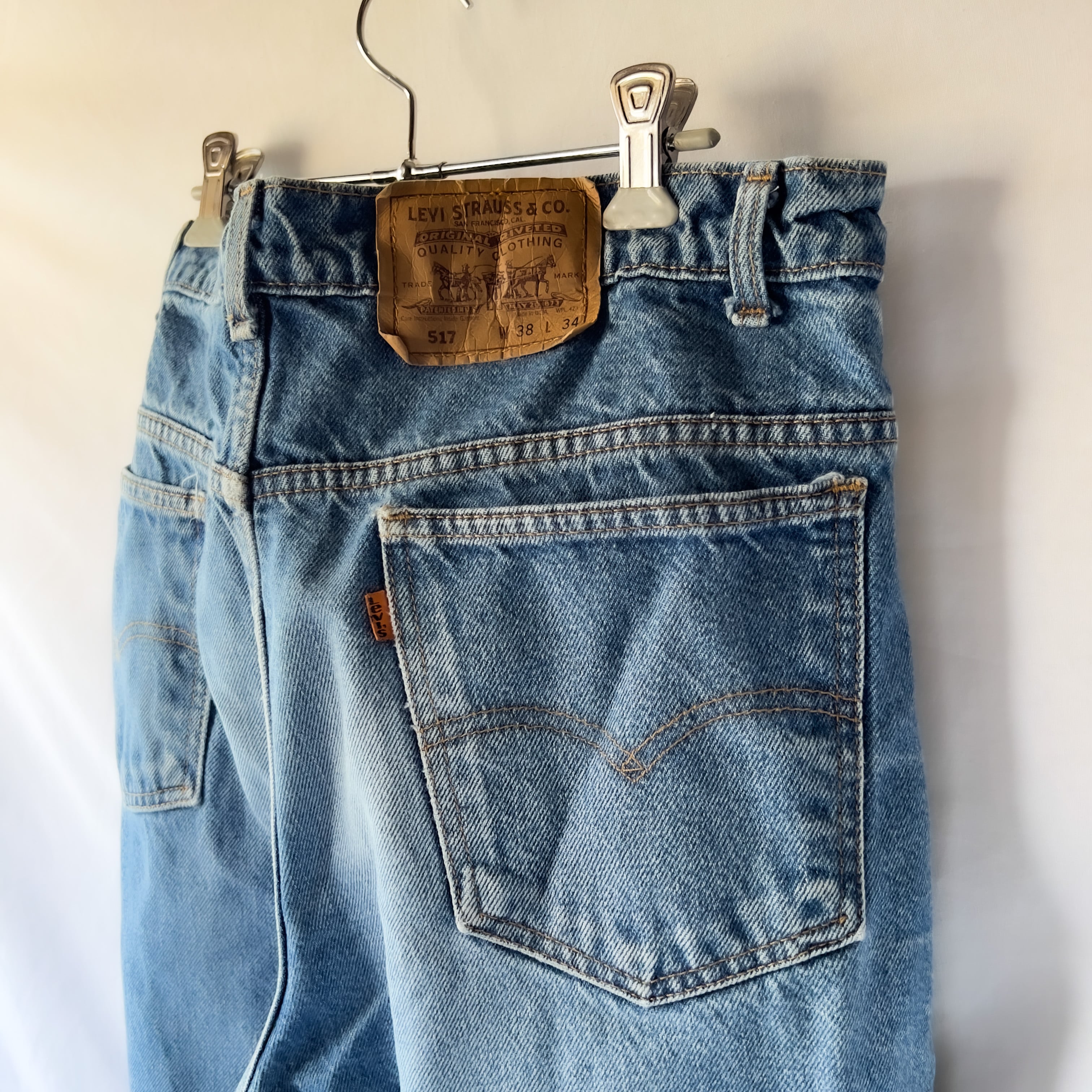 90s “Levi's 517” made in usa ボタン裏864 オレンジタブ 93年1月製造