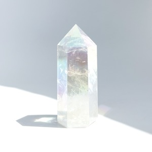 透明感◎エンジェルオーラクォーツ タワー92◇ Angel Aura Quartz ◇天然石・鉱物・パワーストーン・インテリア