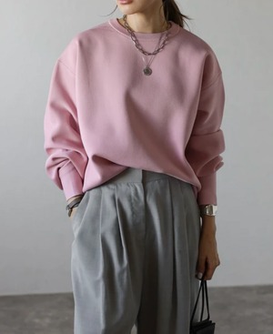 ナンバーミーTOKYO" PARALLEL SLEEVE PULLOVER"PINK