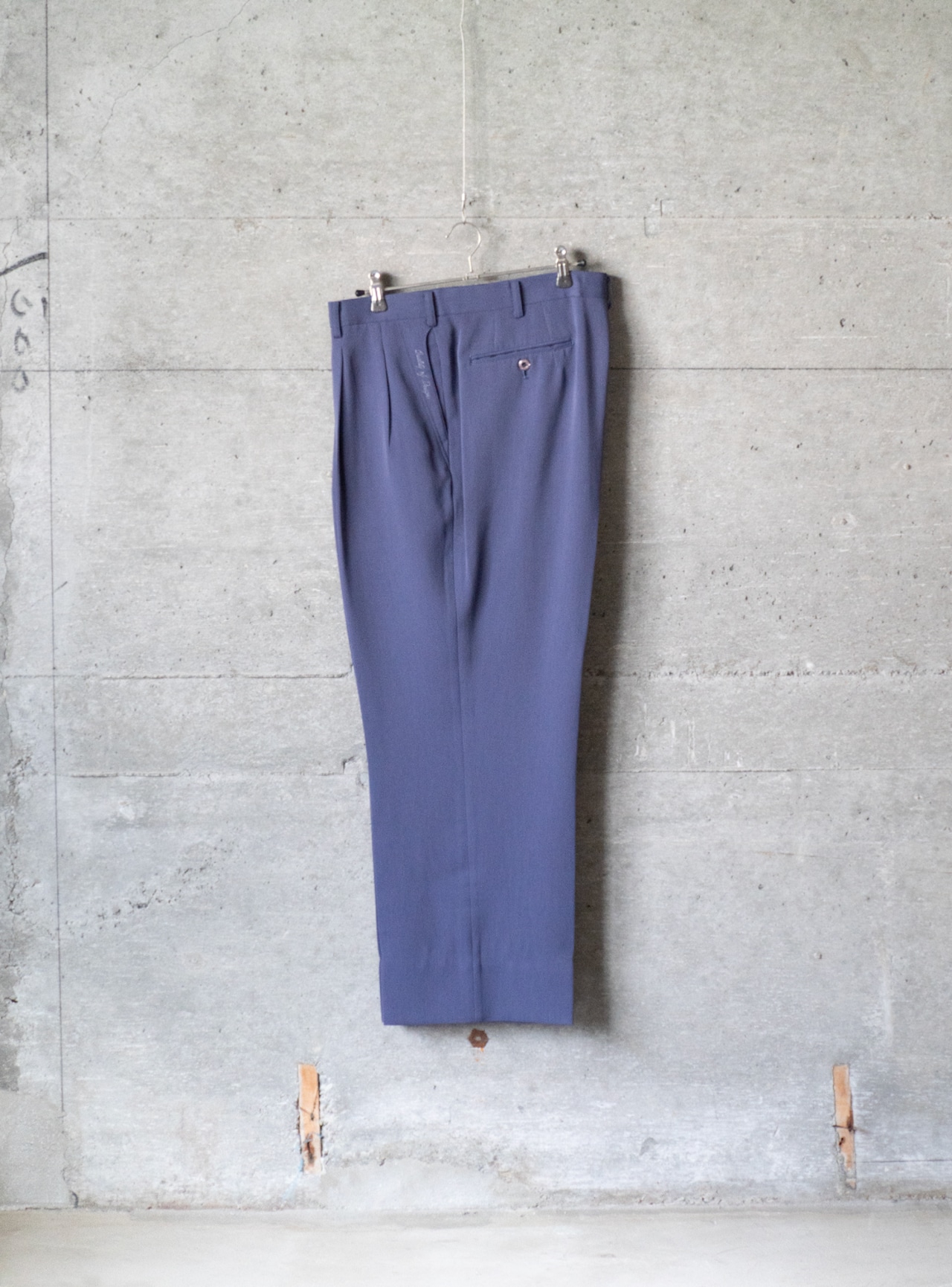 unknown 1980s Polyester japan made slacks