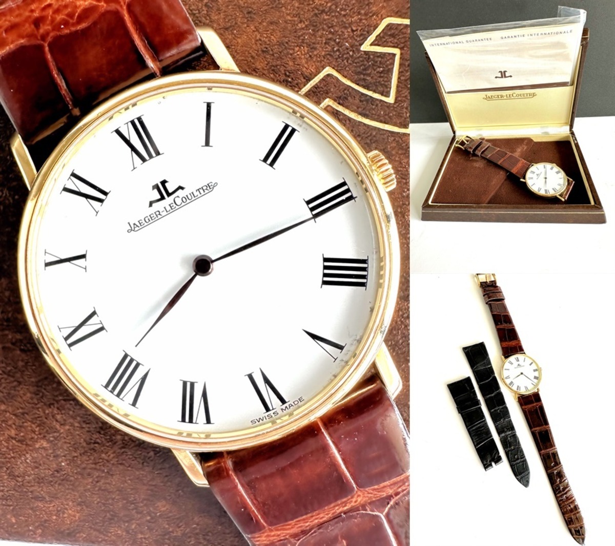 美品 ギャラ付き 完備 Jaeger LeCoultre ジャガールクルト K18 YG 
