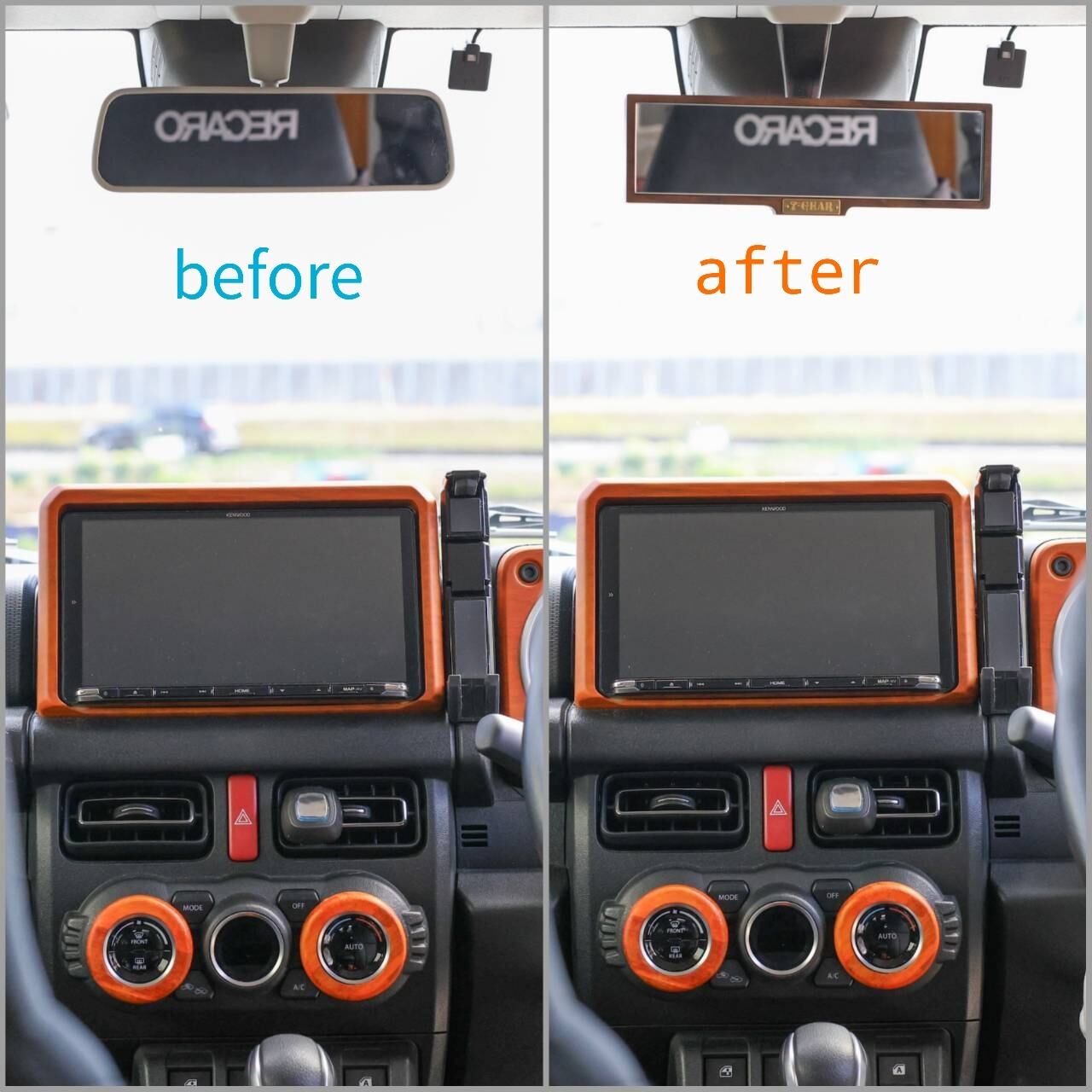 特別仕様】⚡️BLITZ⚡️ウォールナット☓レジン ジムニーJB64.JB74用