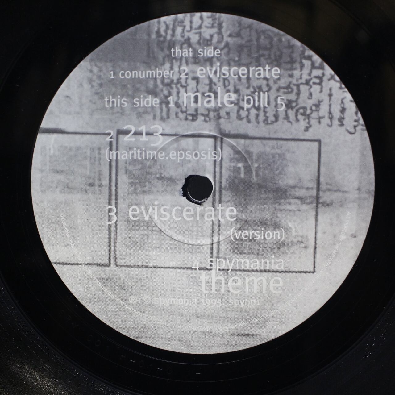 Squarepusher / Conumber E:P [SPY 001] - 画像3