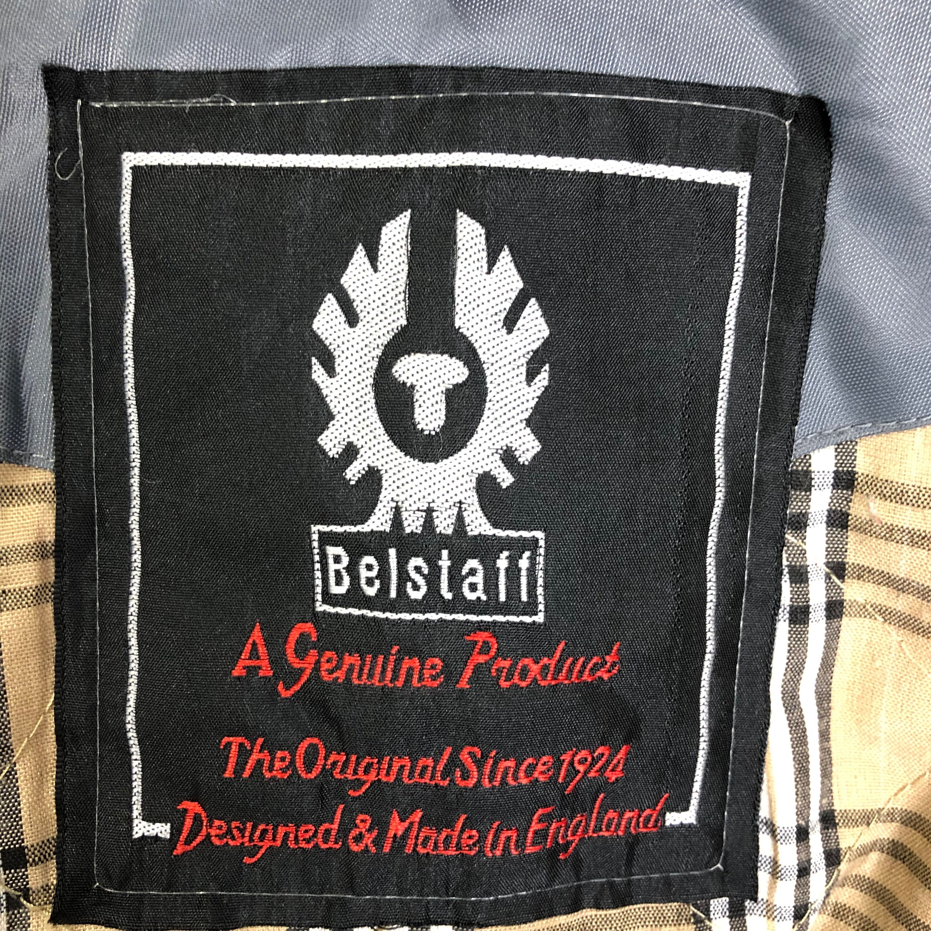 〇80s VINTAGE BELSTAFF ベルスタッフ ナイロンジャケット レーシング