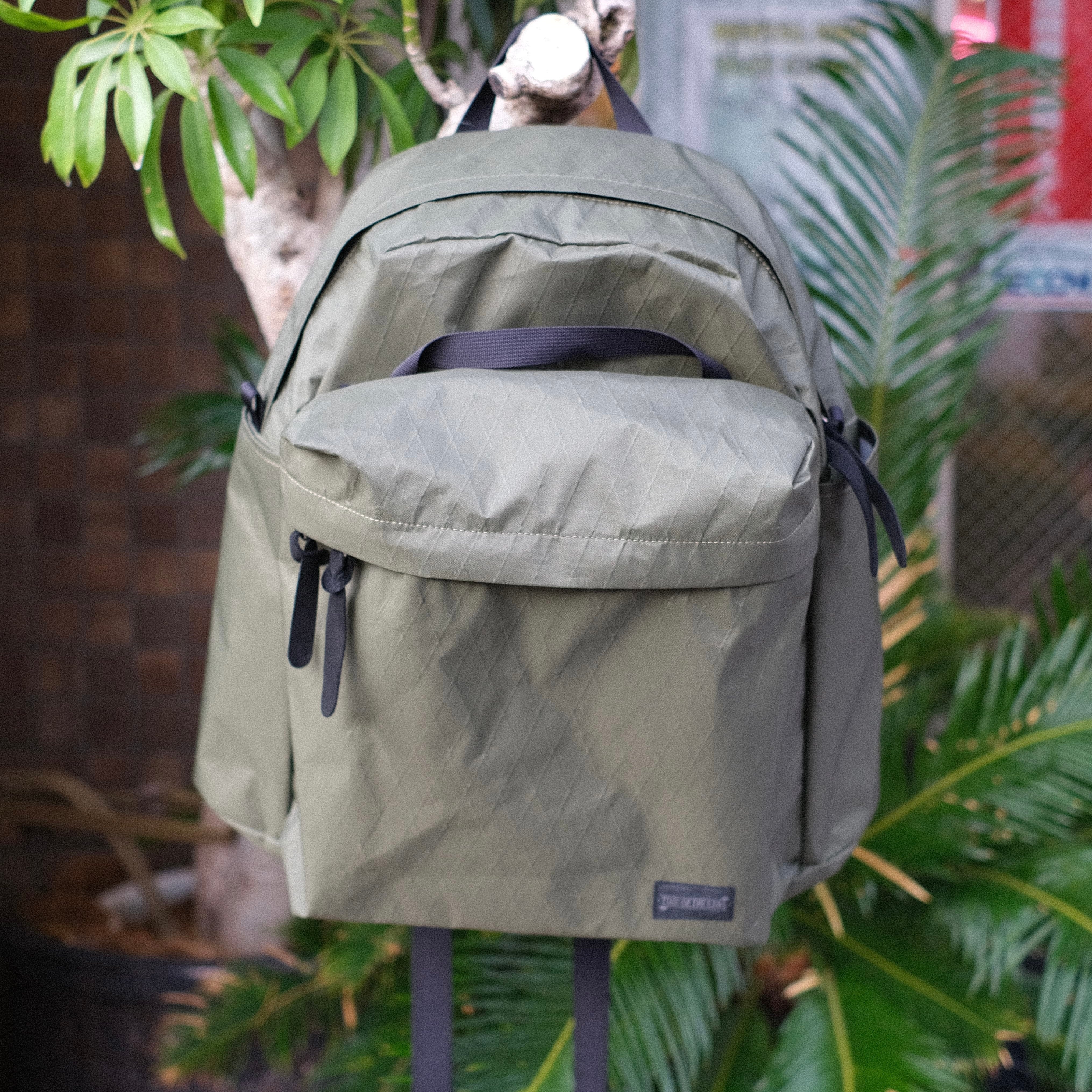 BLUE LUG】 THE DAY PACK (X-PAC/OLIVE) | Humhumhug Online Shop