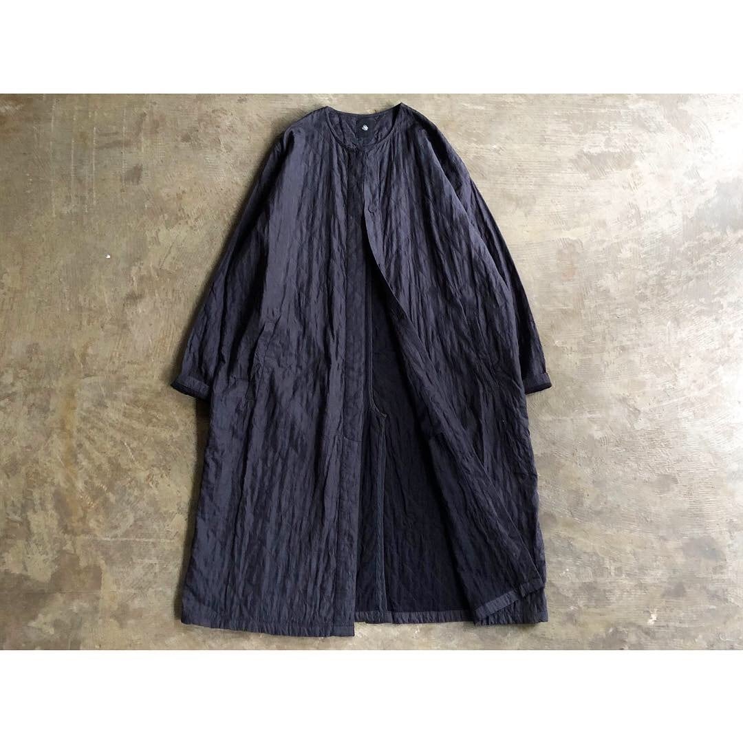 maison de soil(メゾンドソイル) SILK/COTTON C-NECK COAT | AUTHENTIC ...