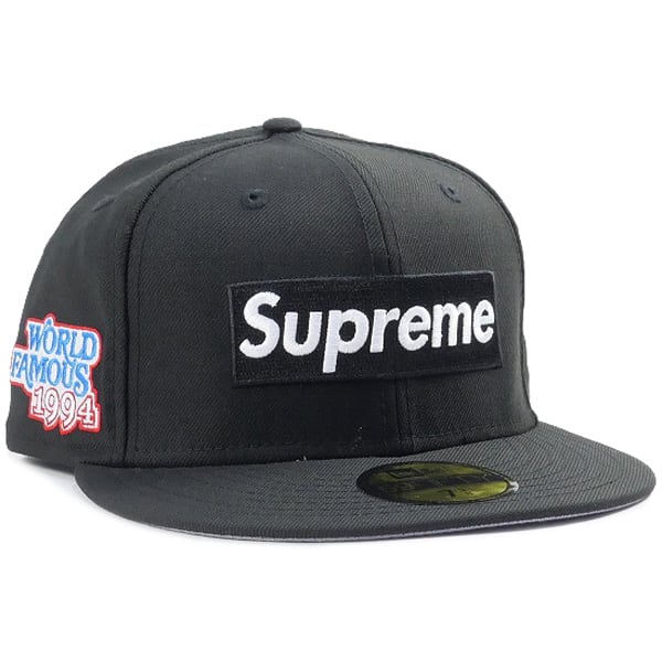 黒World Famous Box Logo New Era シュプリーム