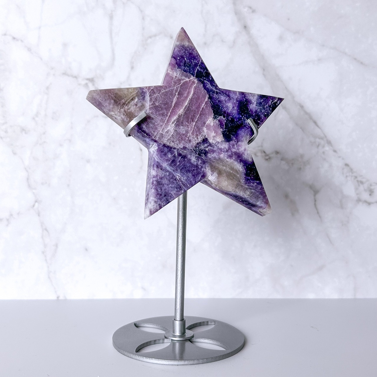 レピドライト スター スタンド付き * Lepidolite * 天然石