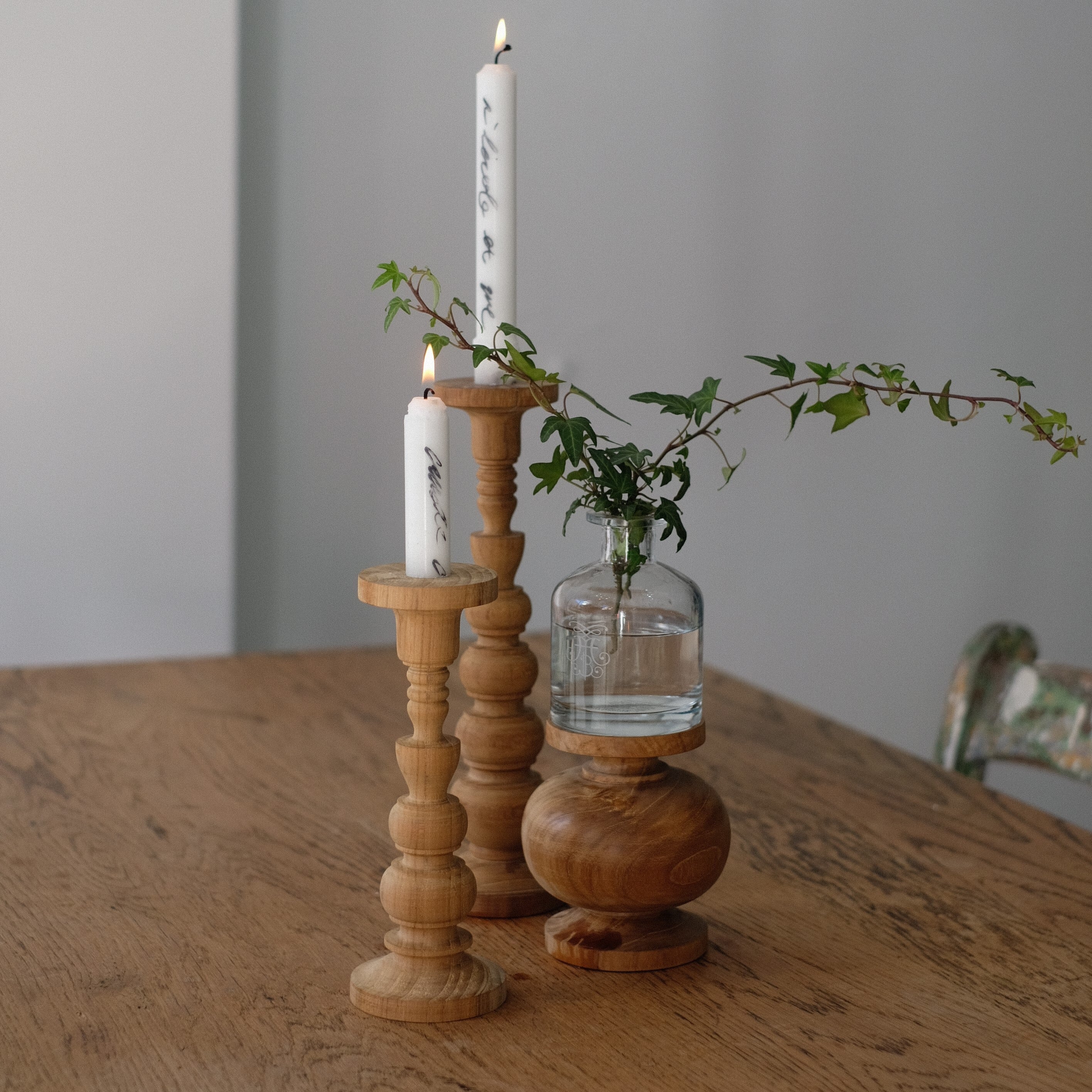 PENA wooden candle holder [C] | WEST VILLAGE TOKYO