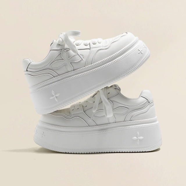 thick-soled platform sneakers m0367