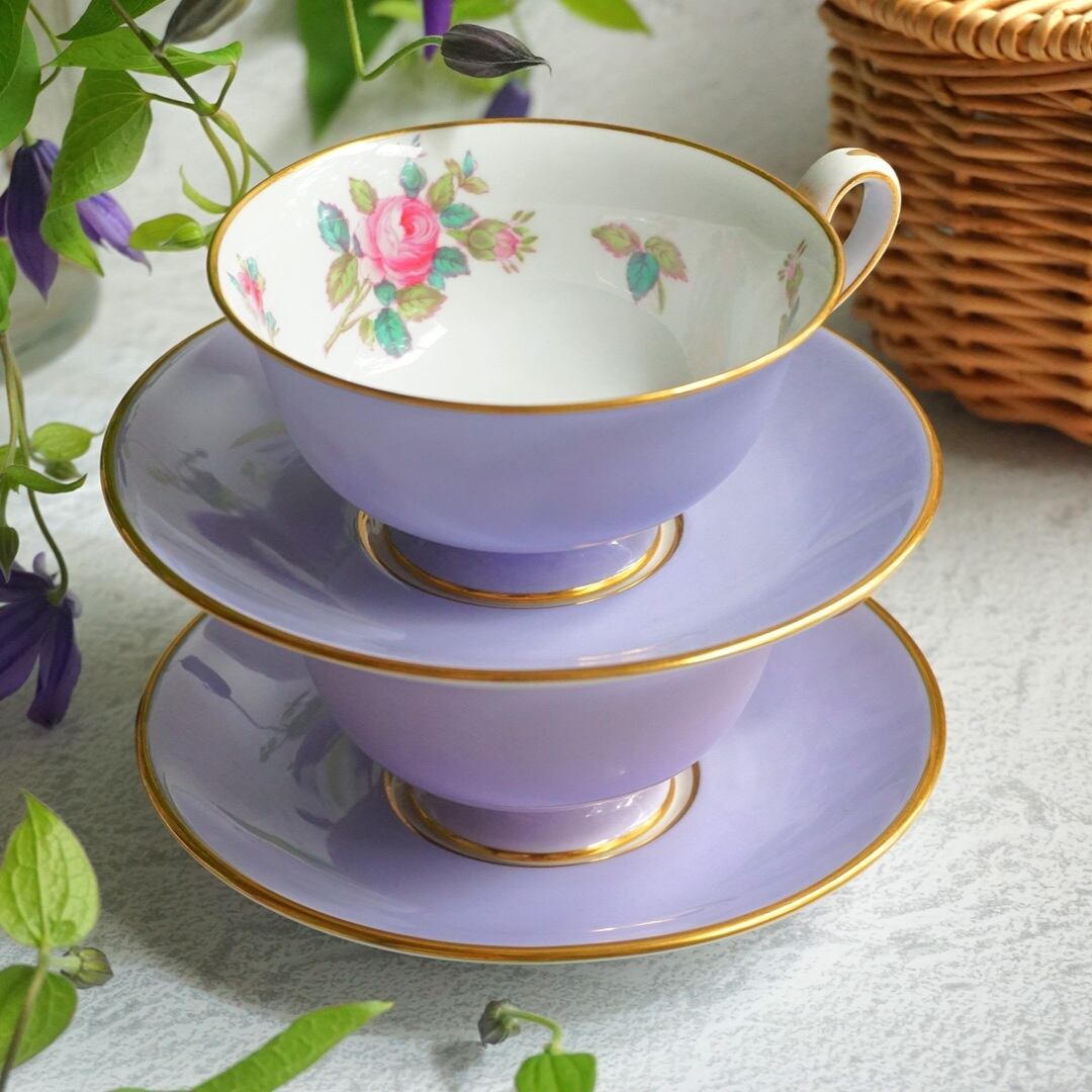 【コープランド】“Billingsley Rose” ティーカップアンドソーサー