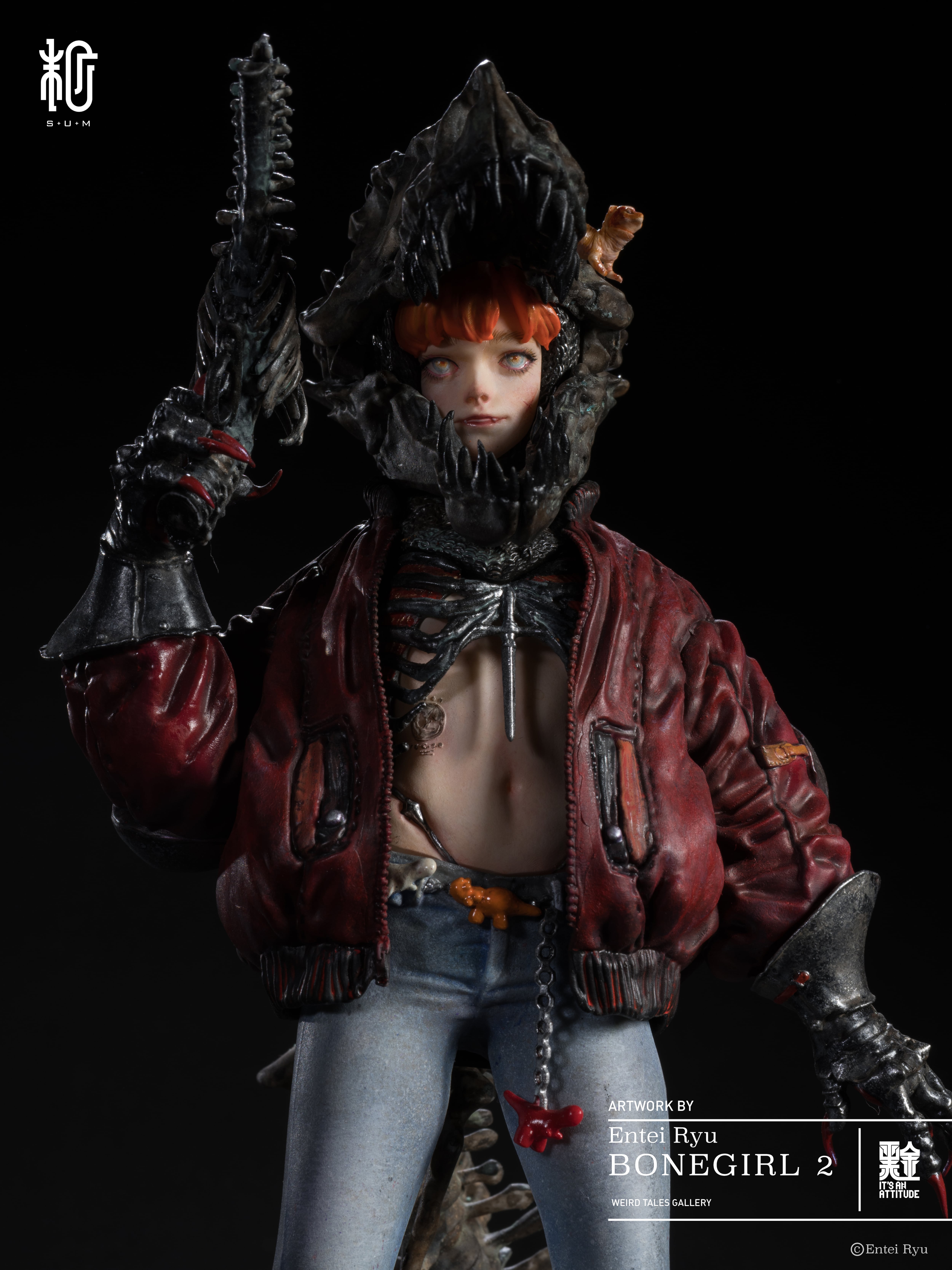 予約者専用】BONEGIRL2 塗装済み完成品 残金 ｜Entei Ryu 完全受注生産