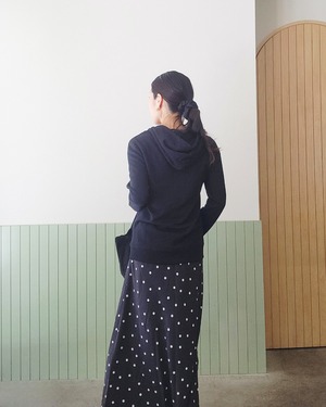 【1週間限定】Rouge_刺繍ジップパーカー