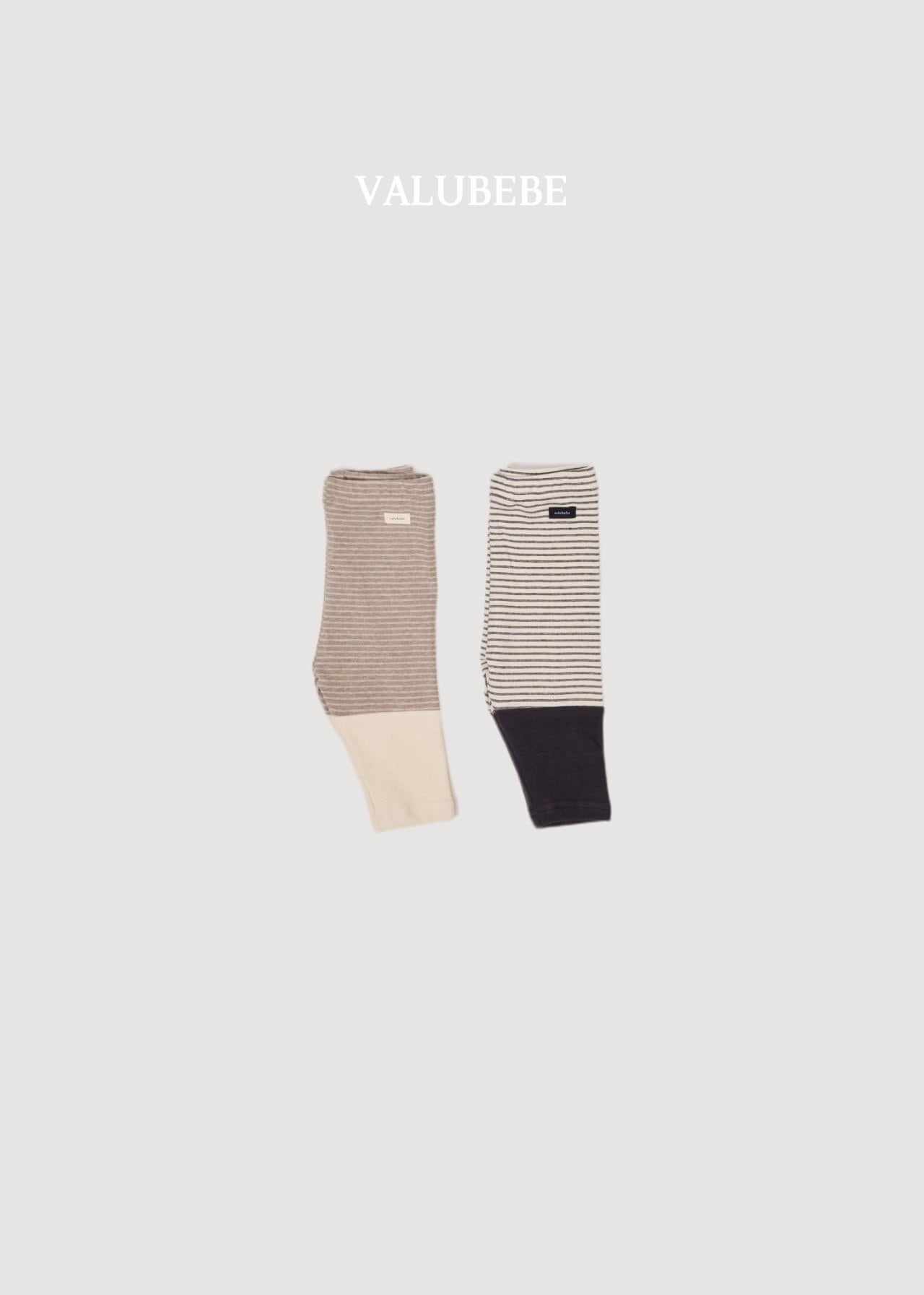 送料無料【予約】/ ウエハース配色レギンス/ valubebe