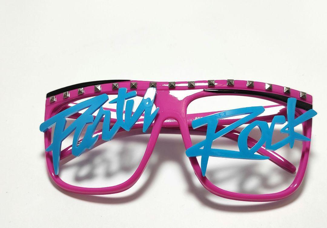 激安サングラス！(ジョークグッズ) レンズ無し！ ピンク8074