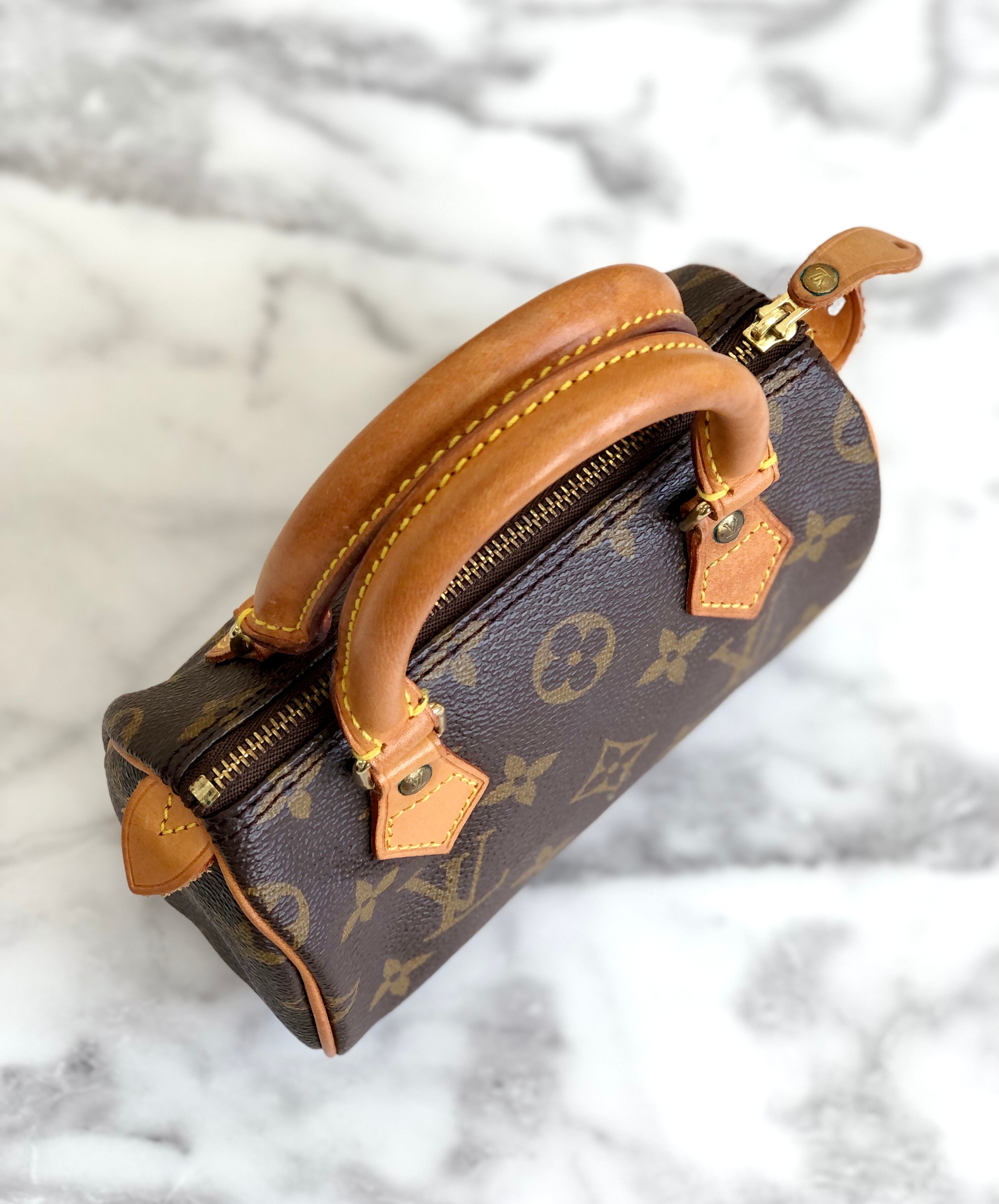 LOUIS VUITTON ルイ ヴィトン　モノグラム　ミニボストン　ミニスピーディ　M41534　ハンドバッグ　ブラウン　vintage　 ヴィンテージ　オールド　arzgrf | VintageShop solo powered by BASE