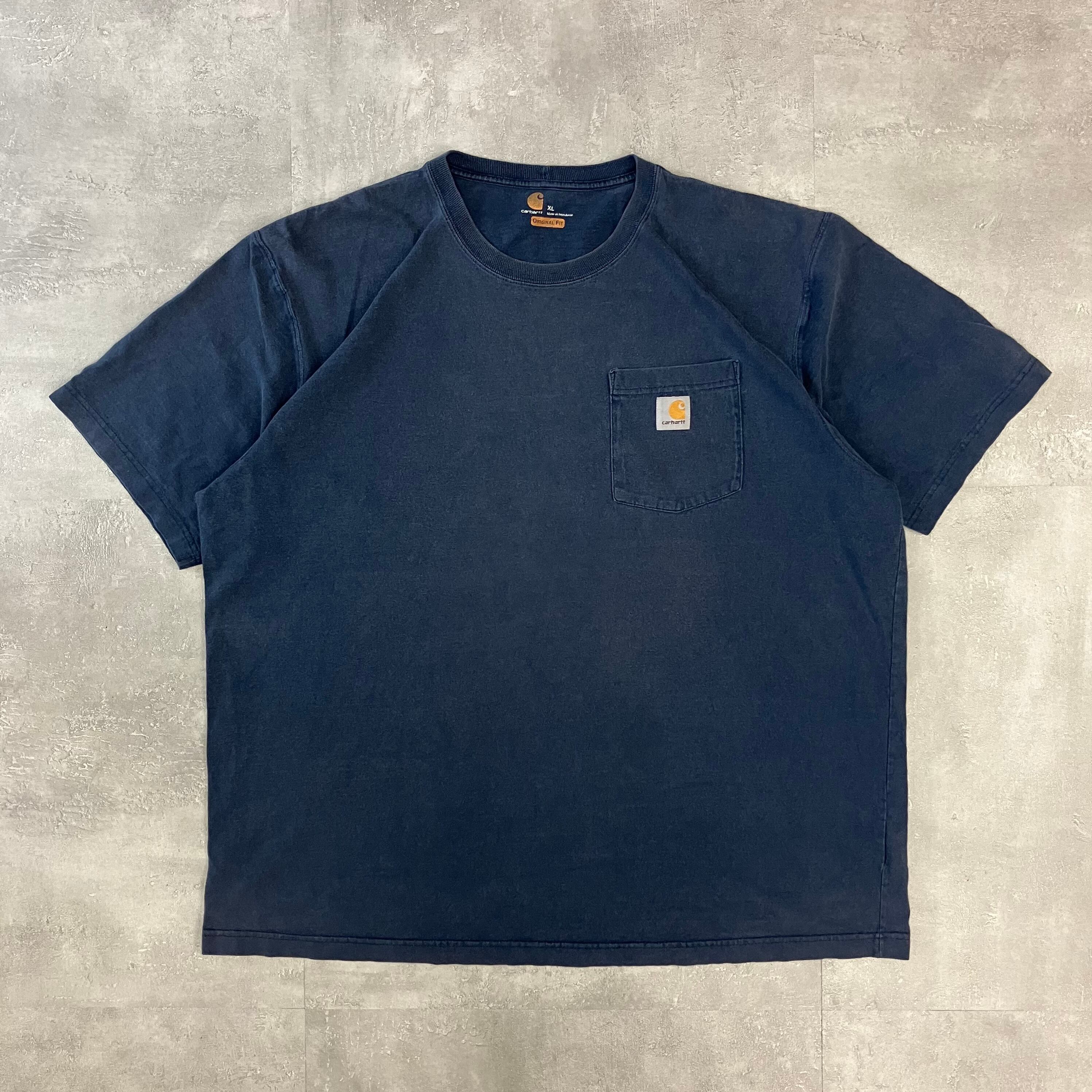 《XL size》Carhartt カーハート ポケットTシャツ ネイビー No.3173