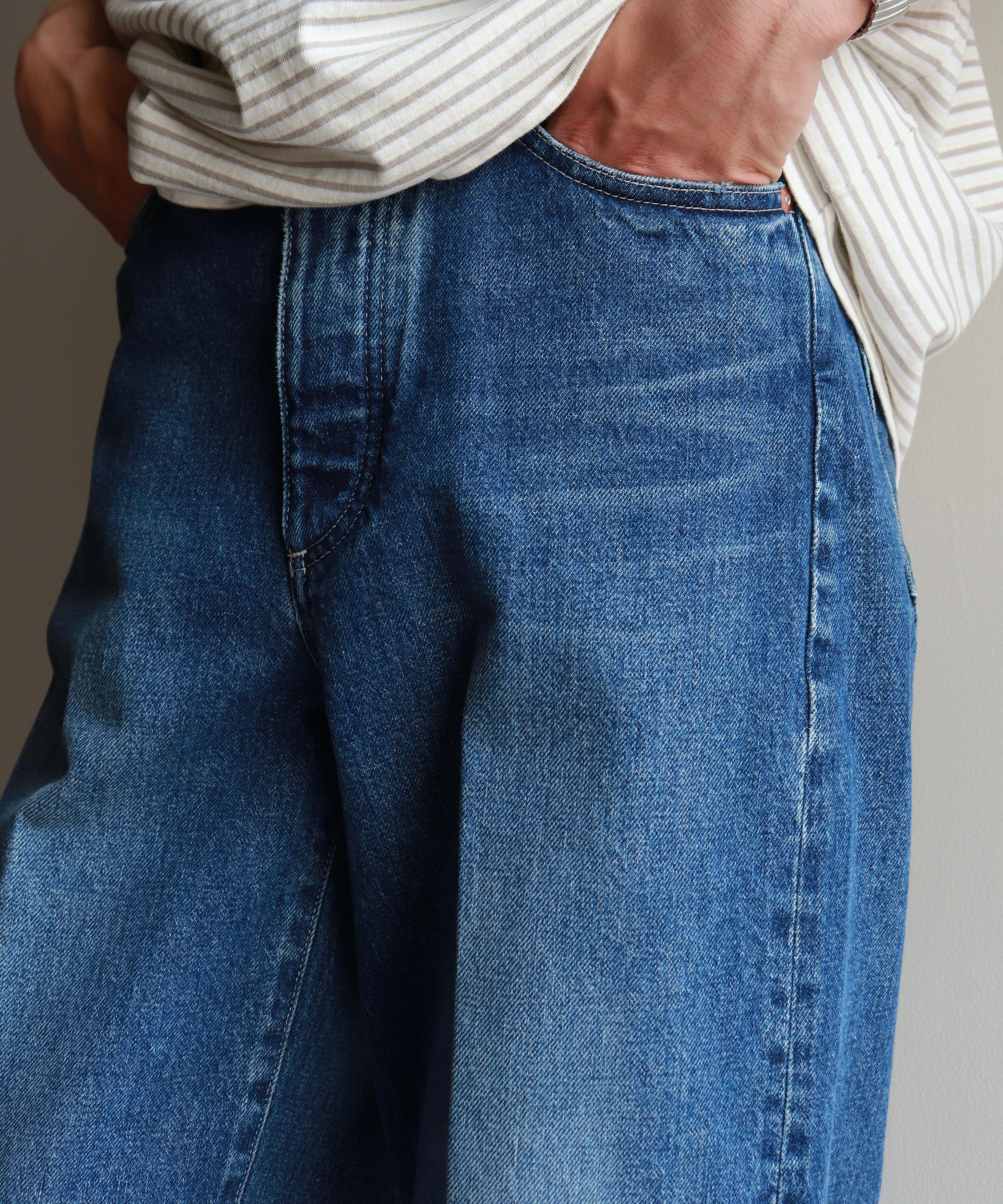 TANAKA / ST-2 THE JEAN TROUSERS (VINATAGE BLUE) | AfterSchool