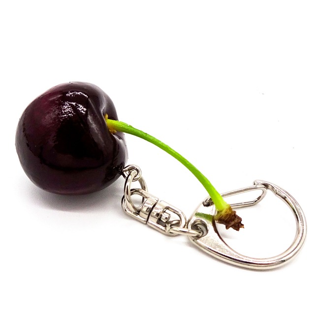 食べちゃいそうな アメリカンチェリー 食品サンプル キーホルダー ストラップ