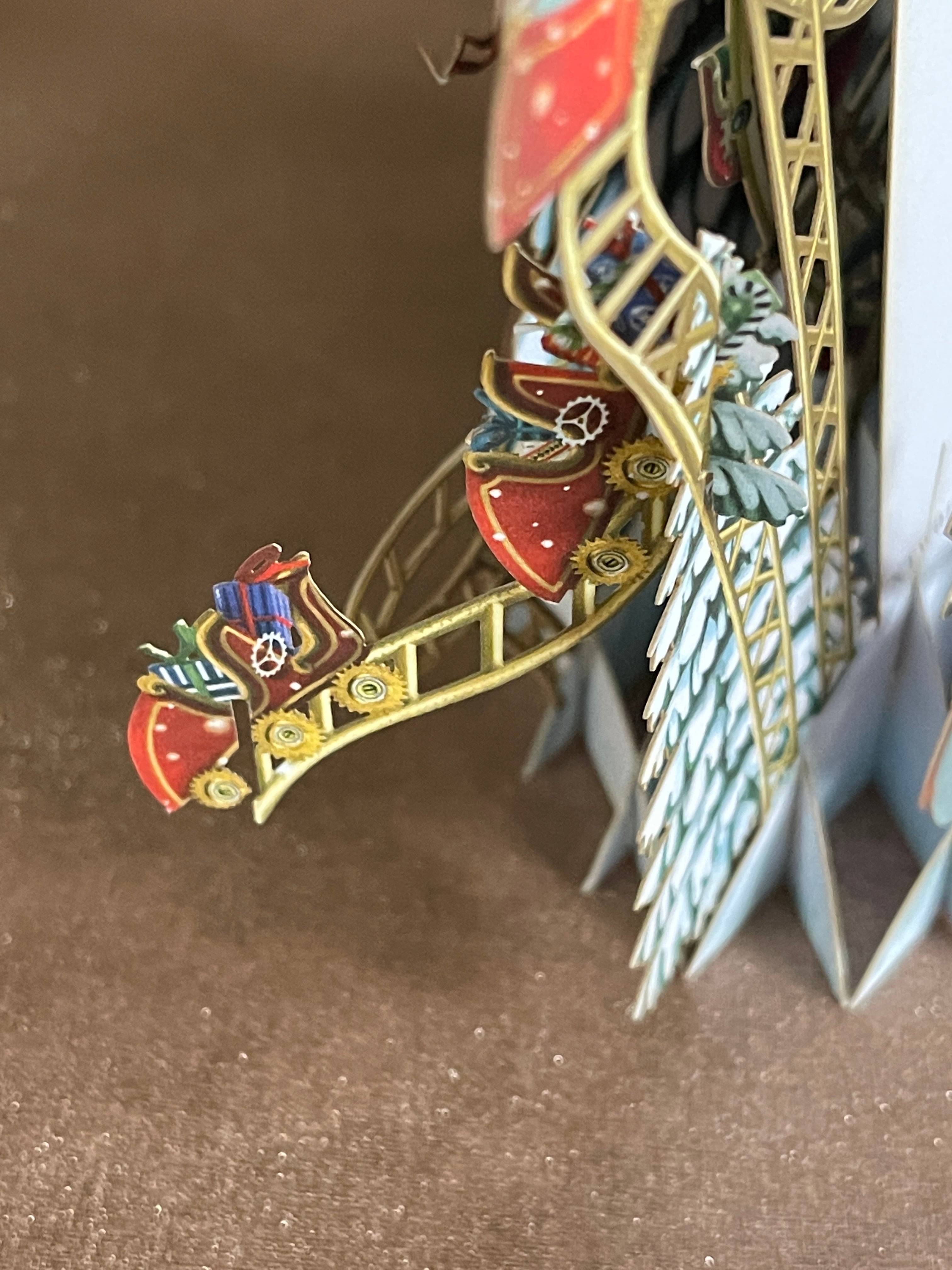 ◇me&mcq◇クリスマス◇立体カード◇メリーゴーランド◇ 3D