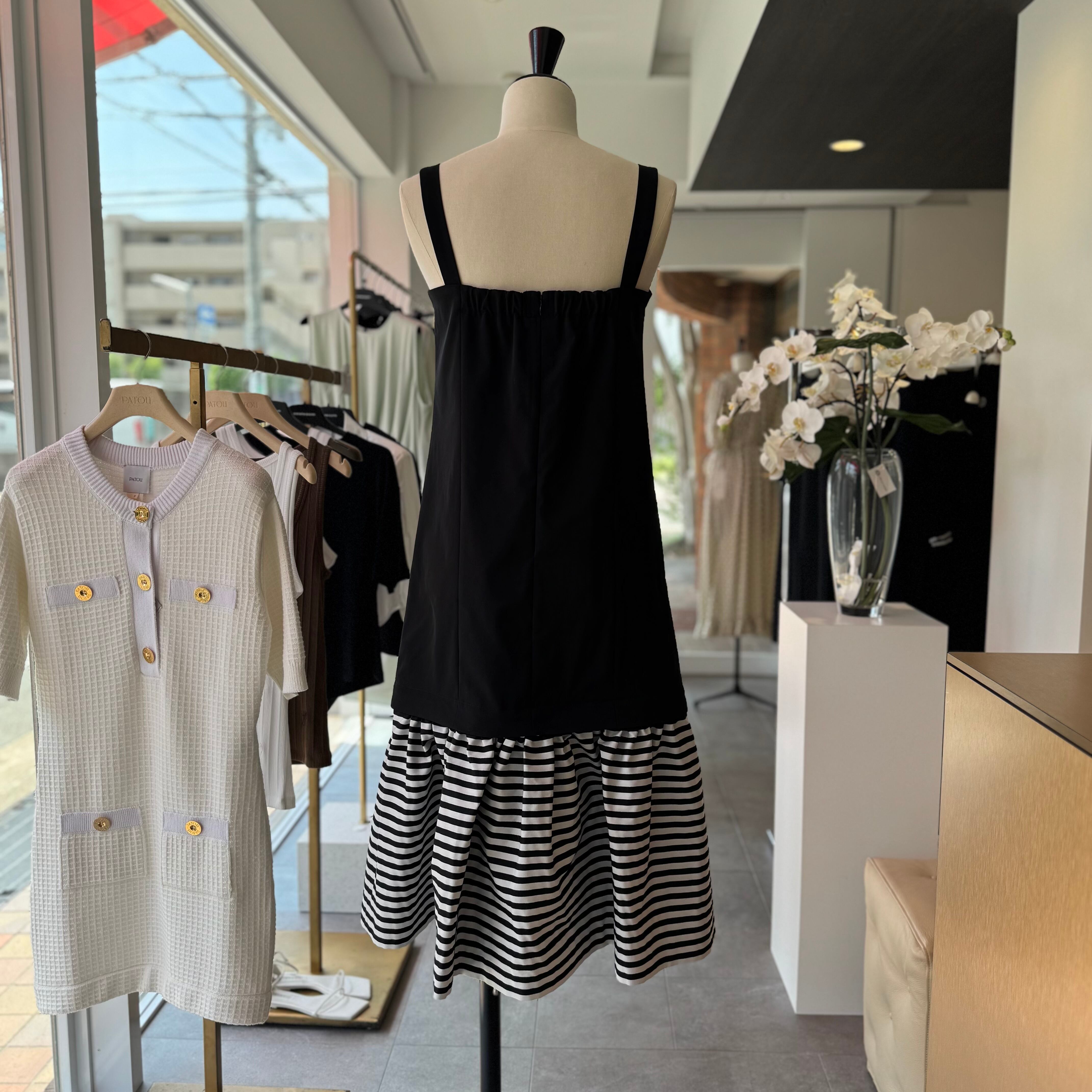 BORDERS at BALCONY BORDER STRAP DRESS | FLICKA ASHIYA