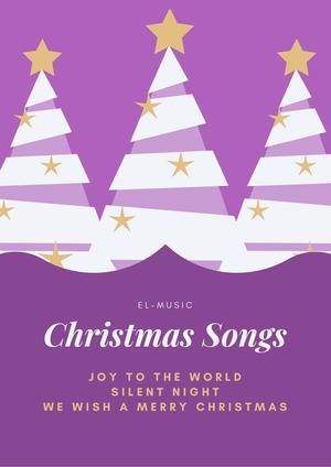 ソロ楽譜 クリスマスソング 3曲初級用(アイリッシュハープ)