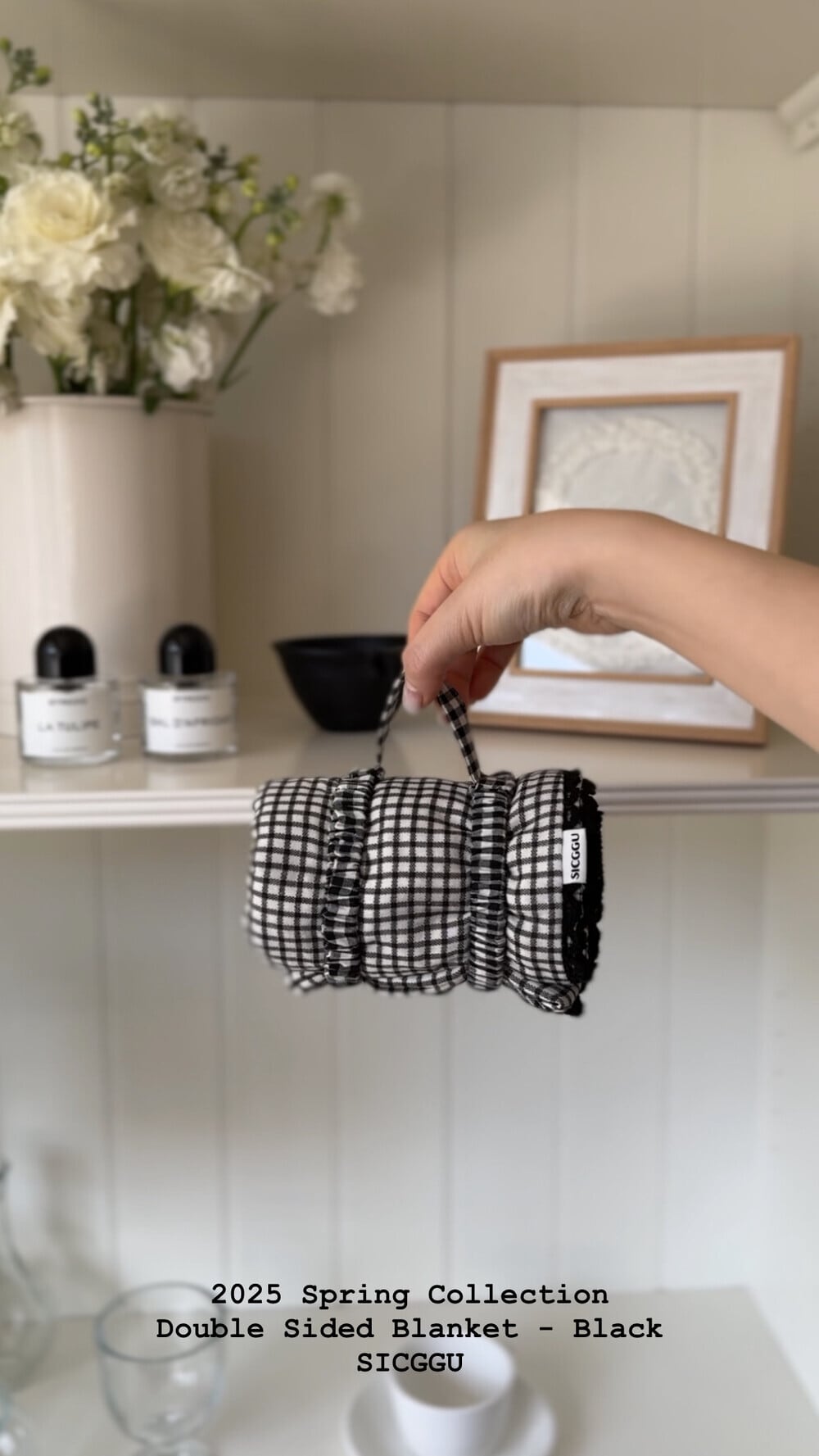 即納【SICGGU】Double side black blancket