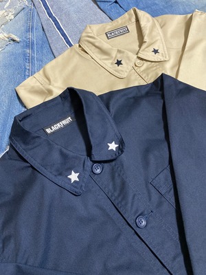 “STAR” COLLAR EMBROIDERY COVER ALL JACKET