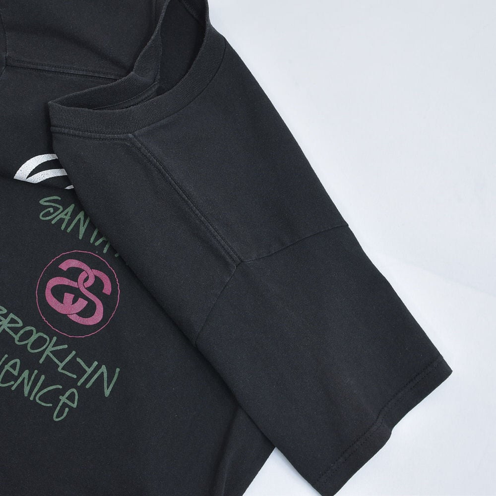 00s STUSSY ステューシー ワールドツアーロゴ プリント Tシャツ 00s STUSSY ステューシー ワールドツアーロゴ プリント Tシャツ