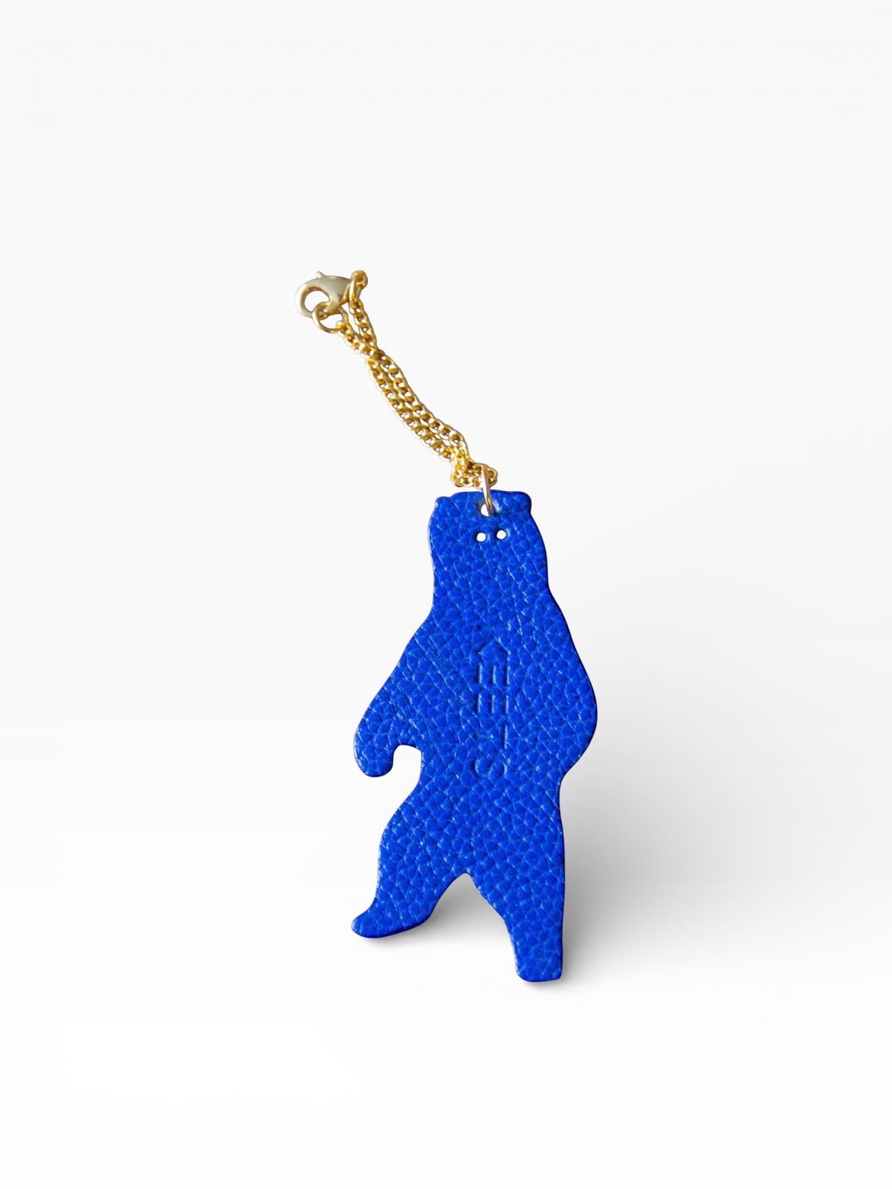 【展示品SALE! 30%OFF】レザーチャーム ブルーヒグマ