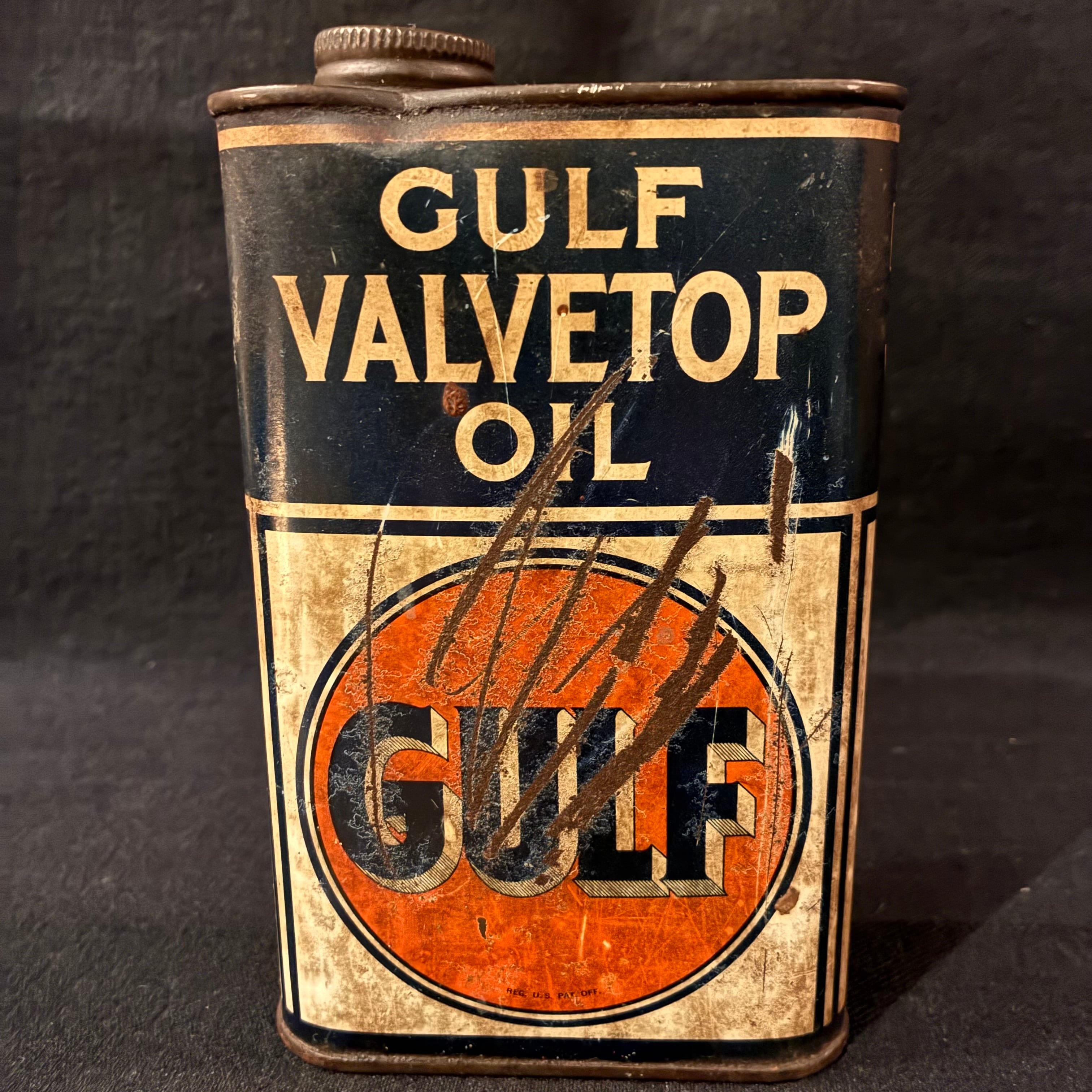 1940's〜50's GULF OIL缶 T-656 | CANDY STORE ROCK