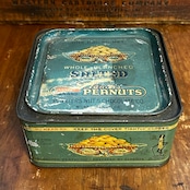 1919-1920s PLANTERS MR. PEANUT アンティーク ピーナッツ Tin缶 レア