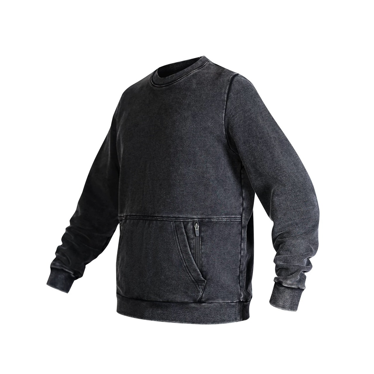 NOSUCISM 26AW ウォッシュド ヴィンテージヘビーウェイトクルーネックスウェット