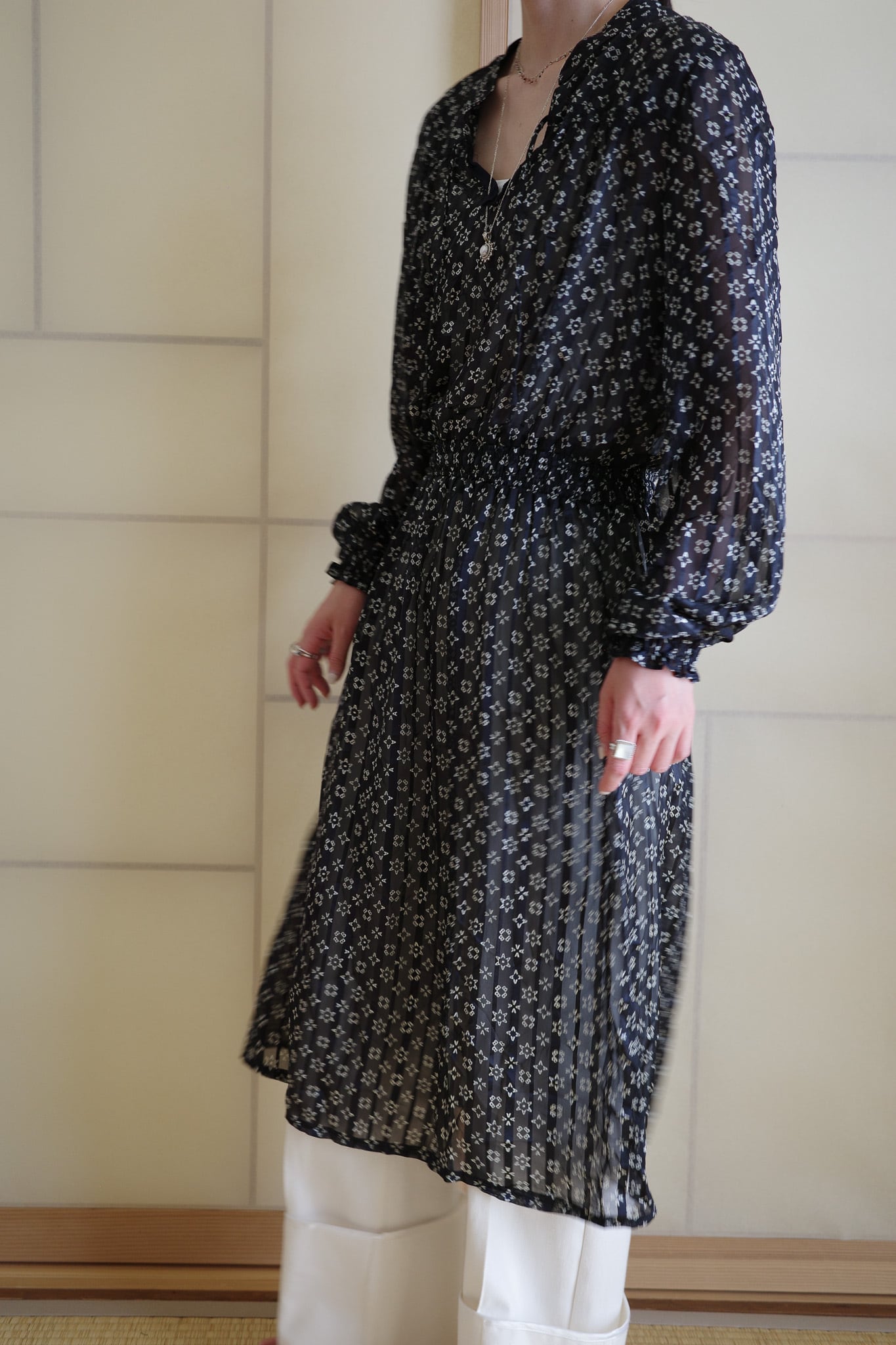 1980-90s geometric print onepiece