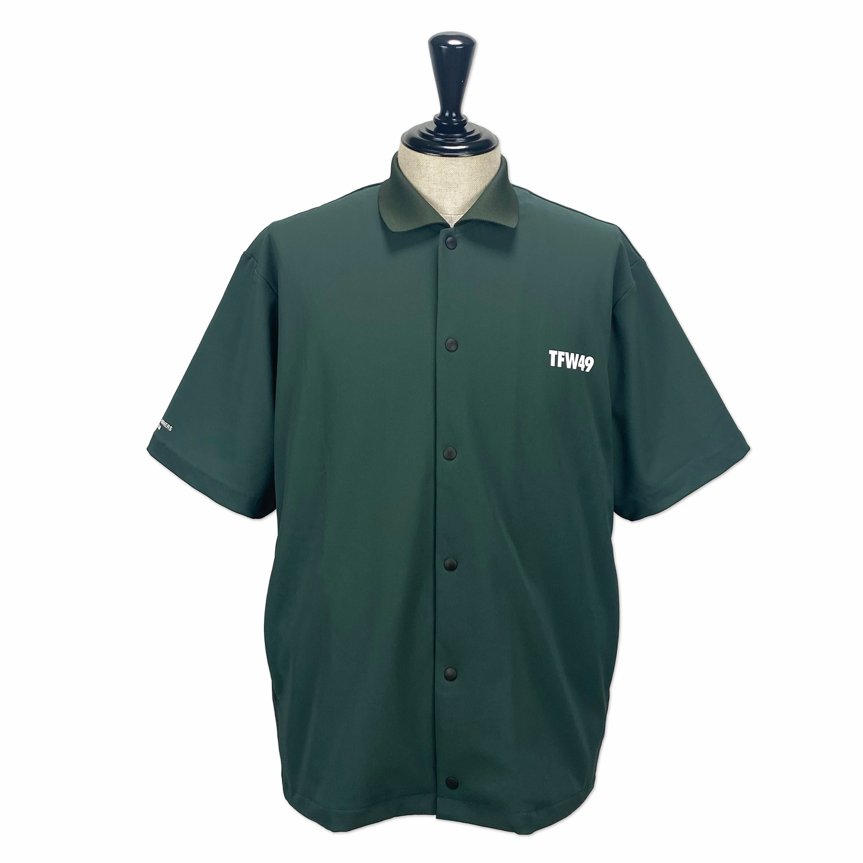 TFW49 CH/GREEN Lサイズ シャツ TFW49 - RELAX HALF MOCK NECK | モックネックシャツ | カーキ