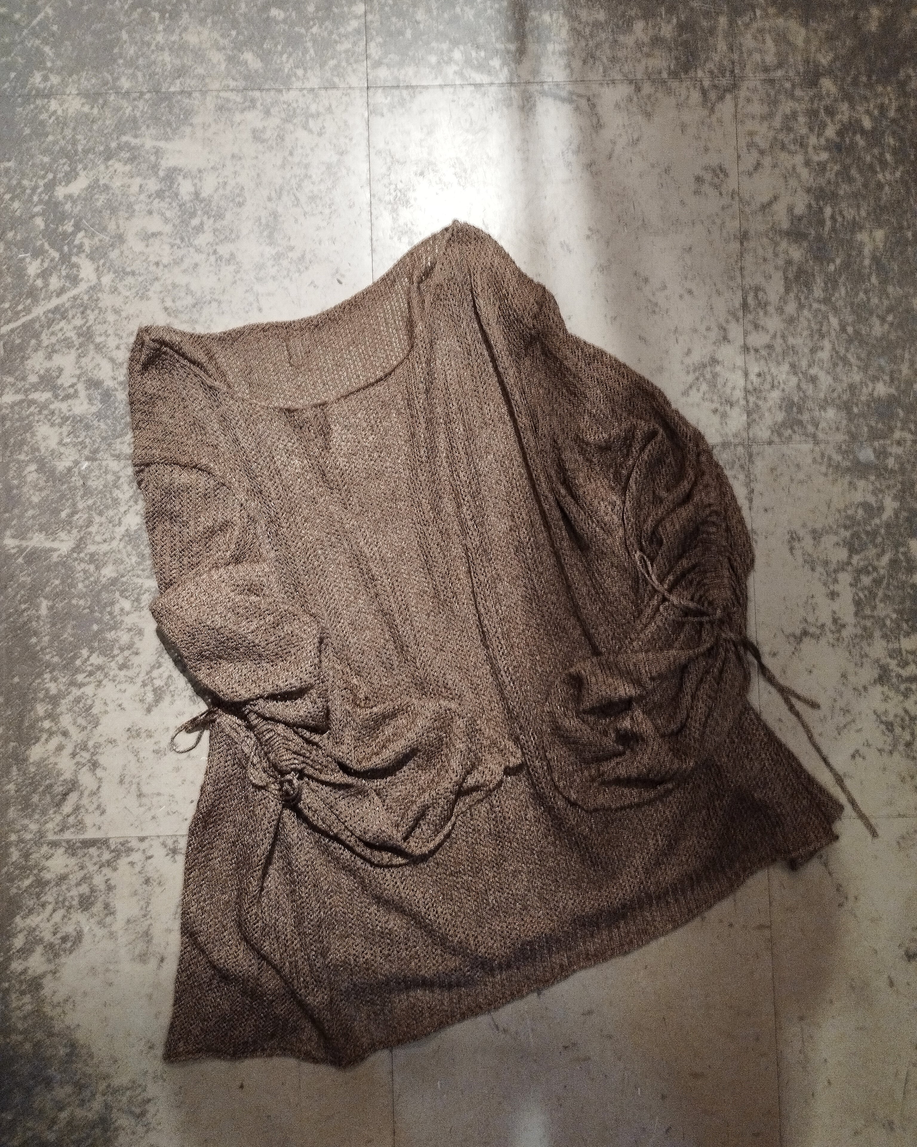 1990's mesh gather top