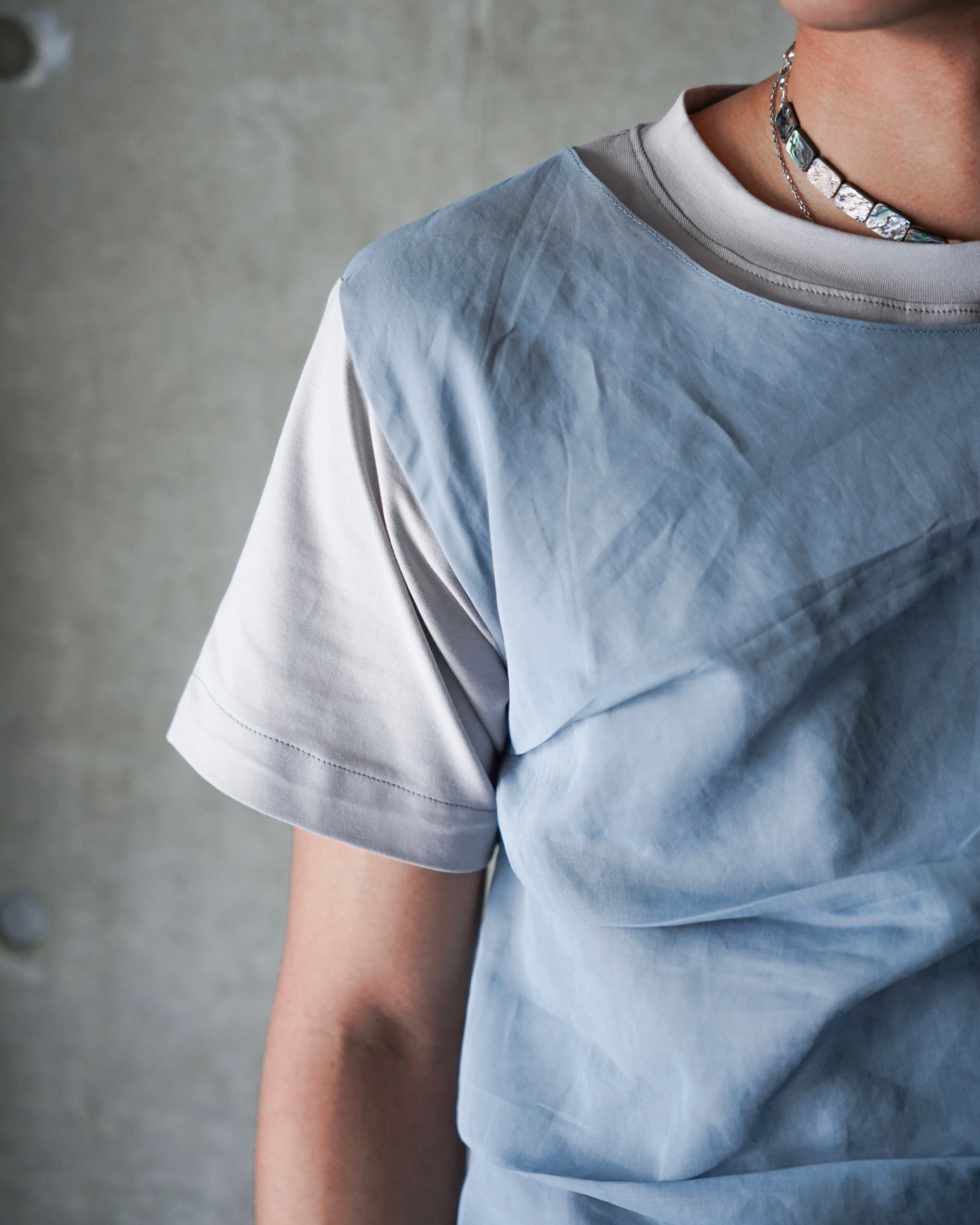 SHOOP SS26 LAYERED DRAPE T-SHIRT | hypeofficial
