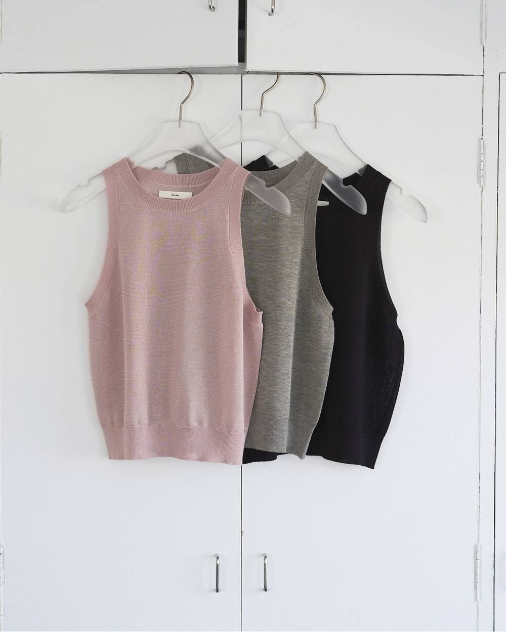 anuke】Knit Polo Onepiece | LASHIC