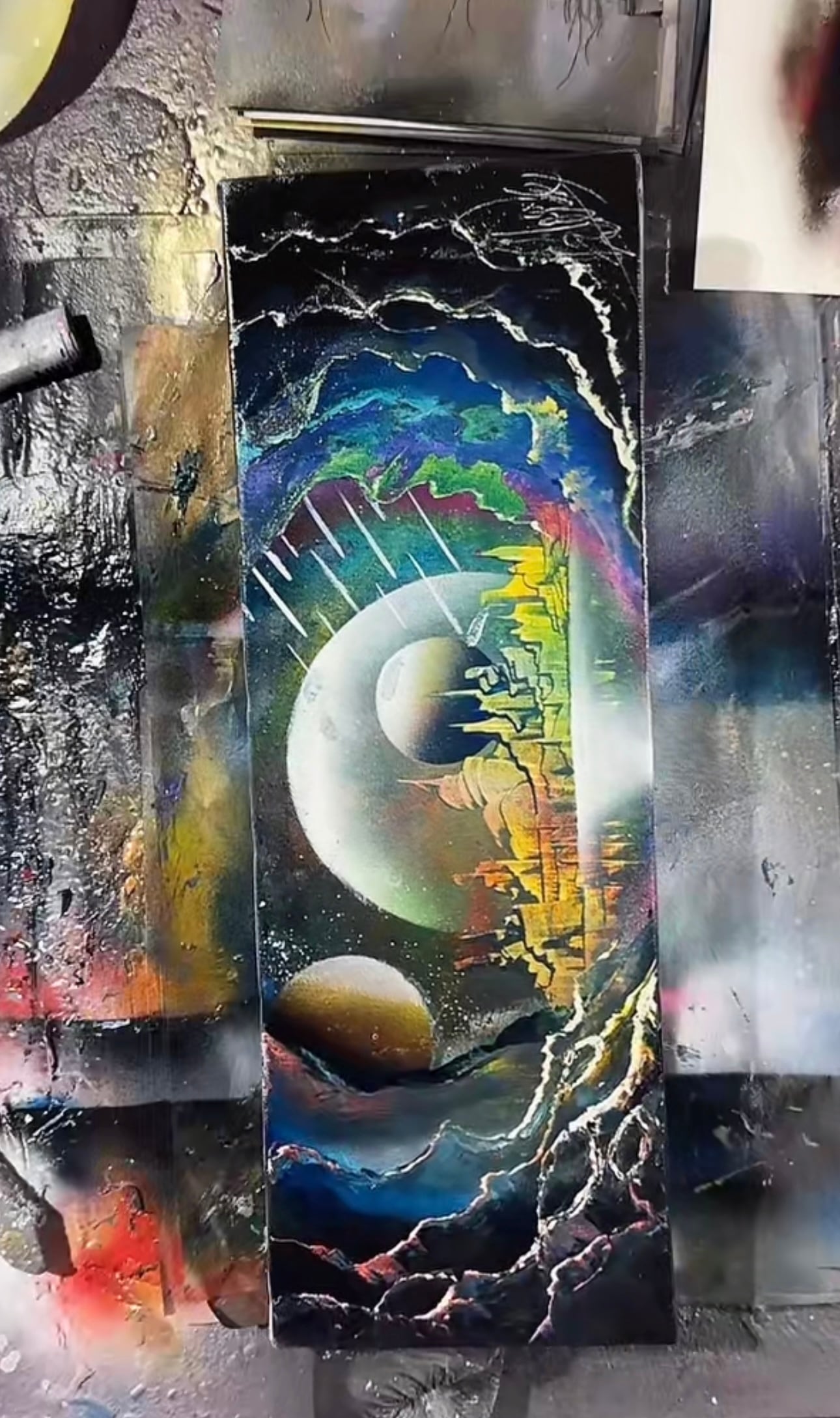 スプレーアートエデン原画WSMキャンバスマグネット付き